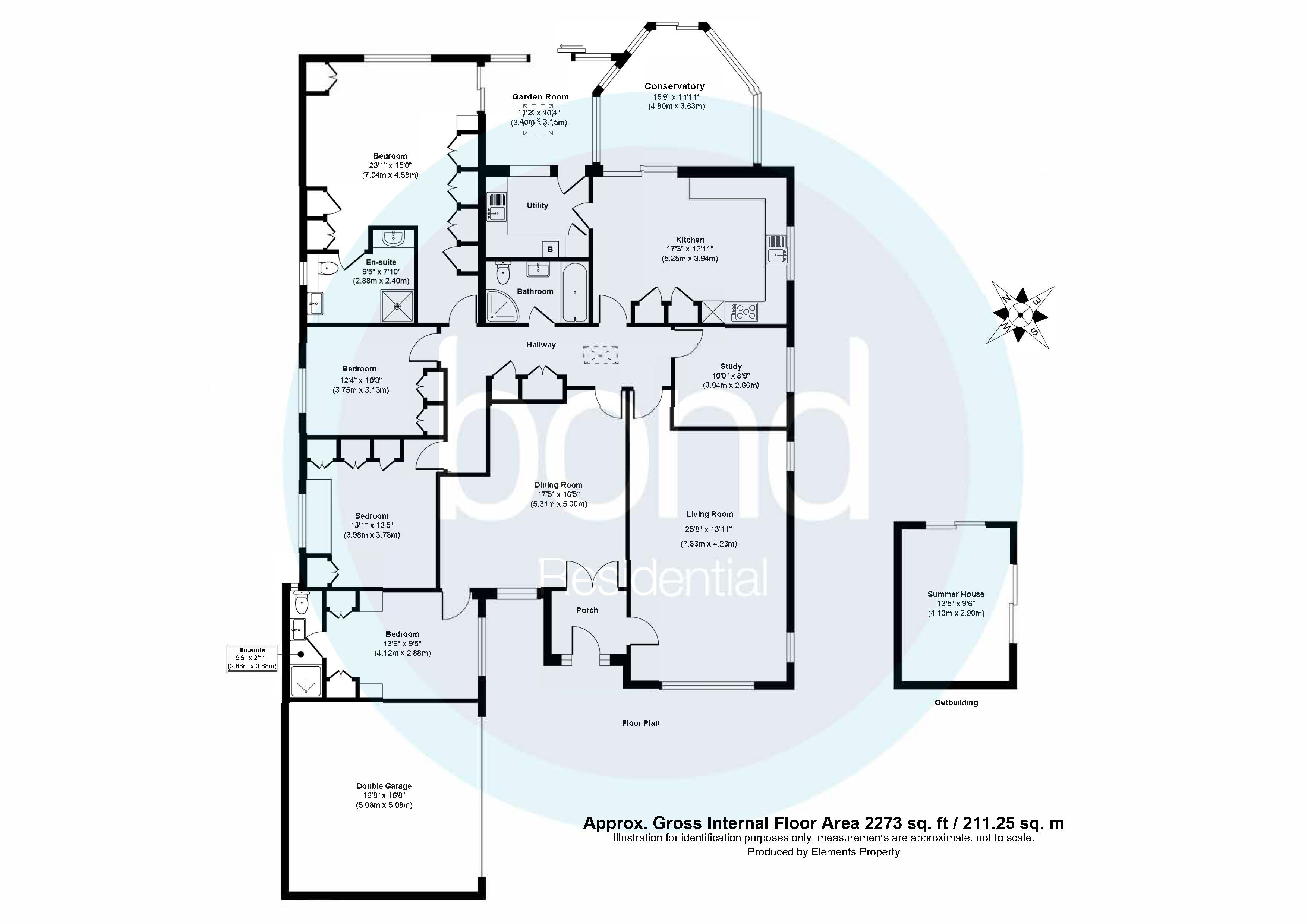 Floorplans For Little Baddow, Chelmsford, Essex