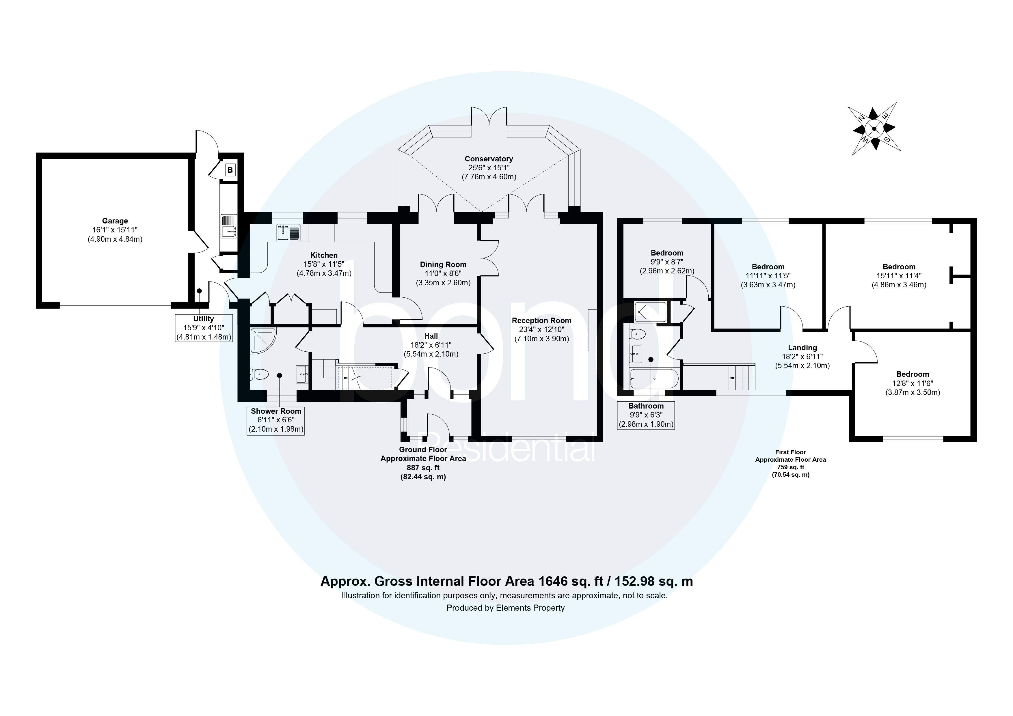 Floorplans For Little Baddow, Chelmsford, Essex