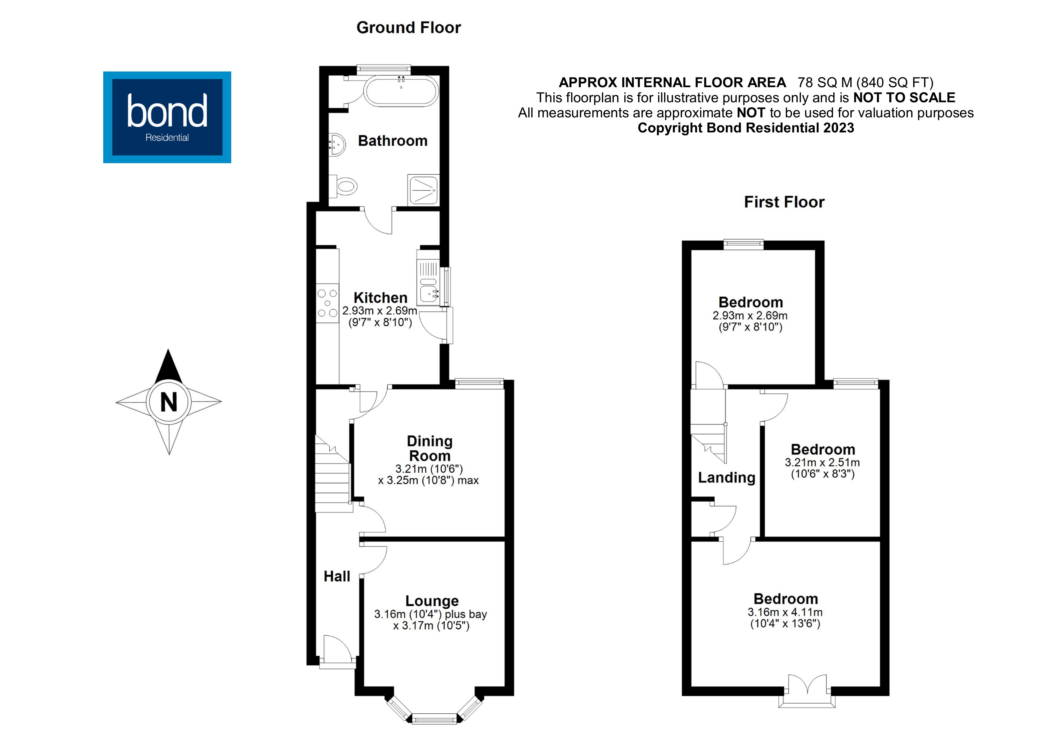 Floorplans For Bishop Road, Chelmsford, Essex