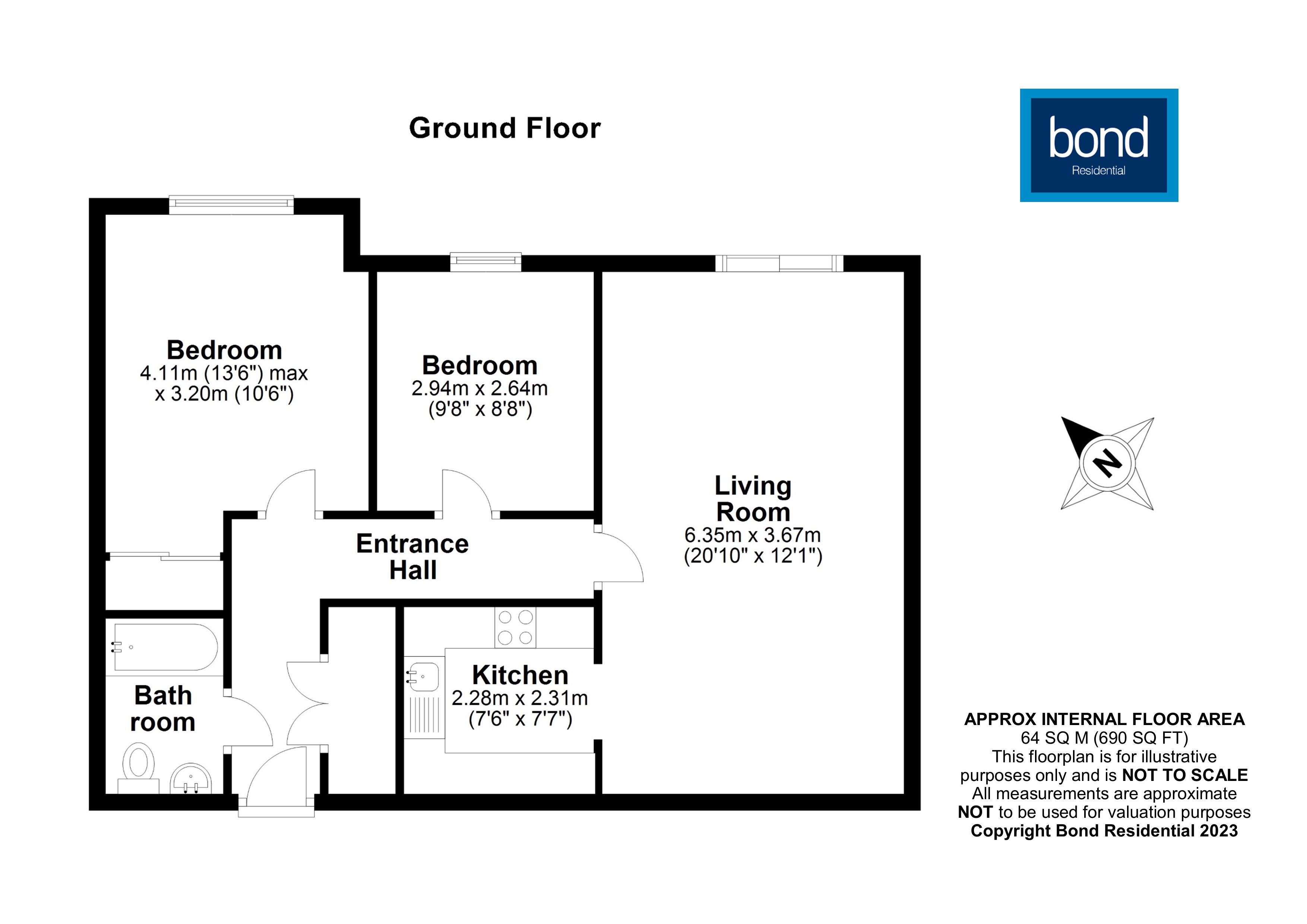 Floorplans For Springfield Road, Chelmsford, Essex