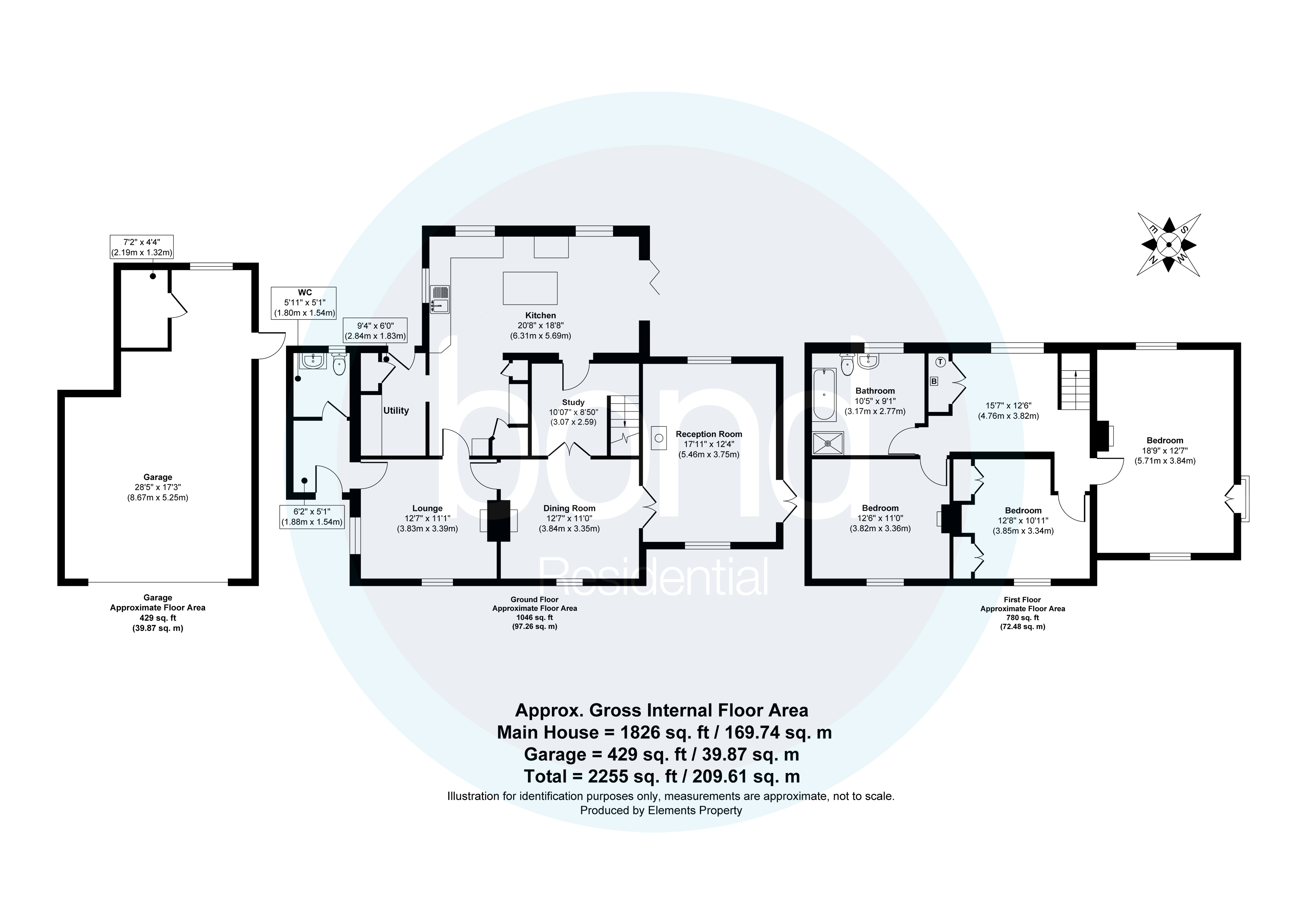 Floorplans For Sandon, Chelmsford, Essex