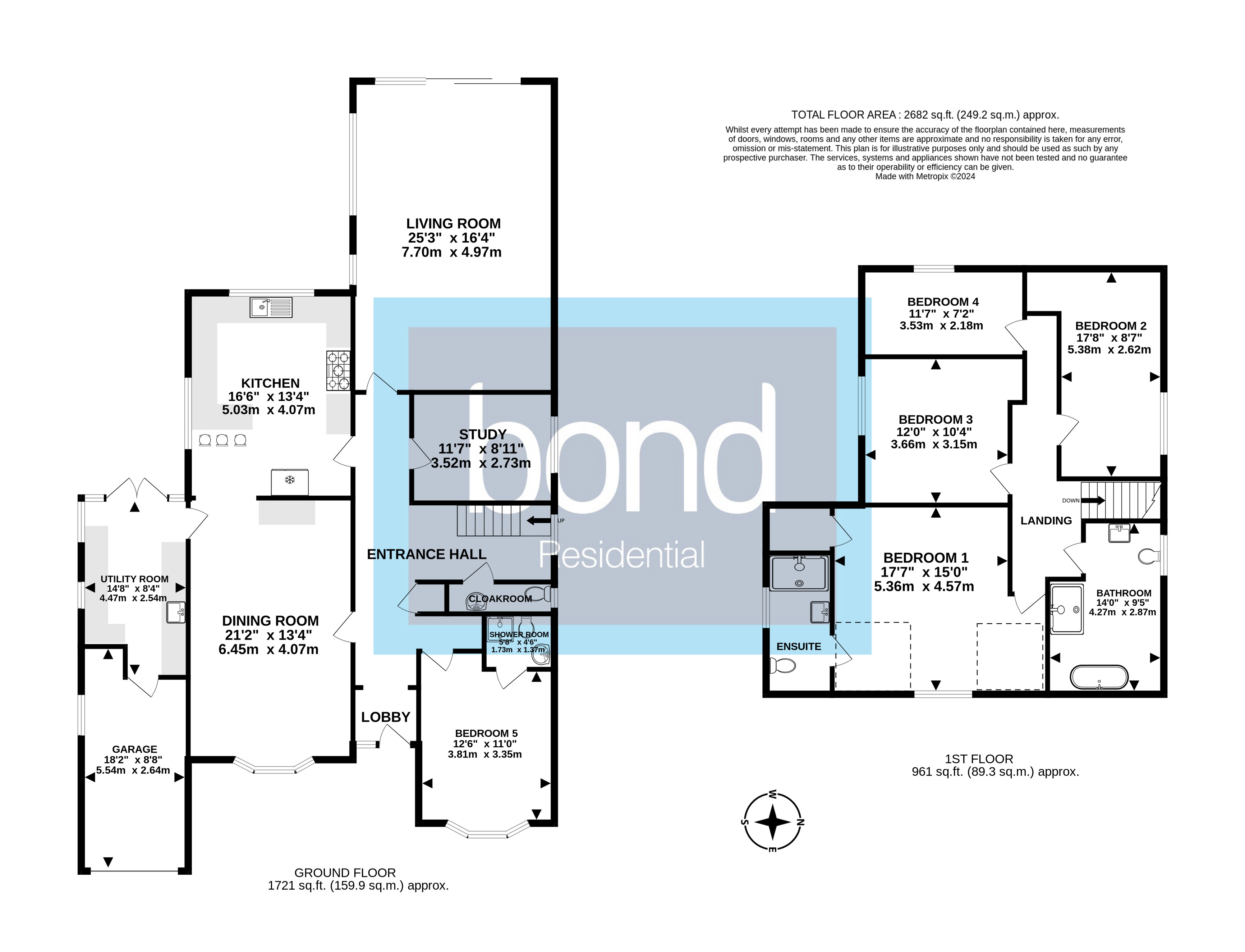 Floorplans For Howe Green, Chelmsford, Essex