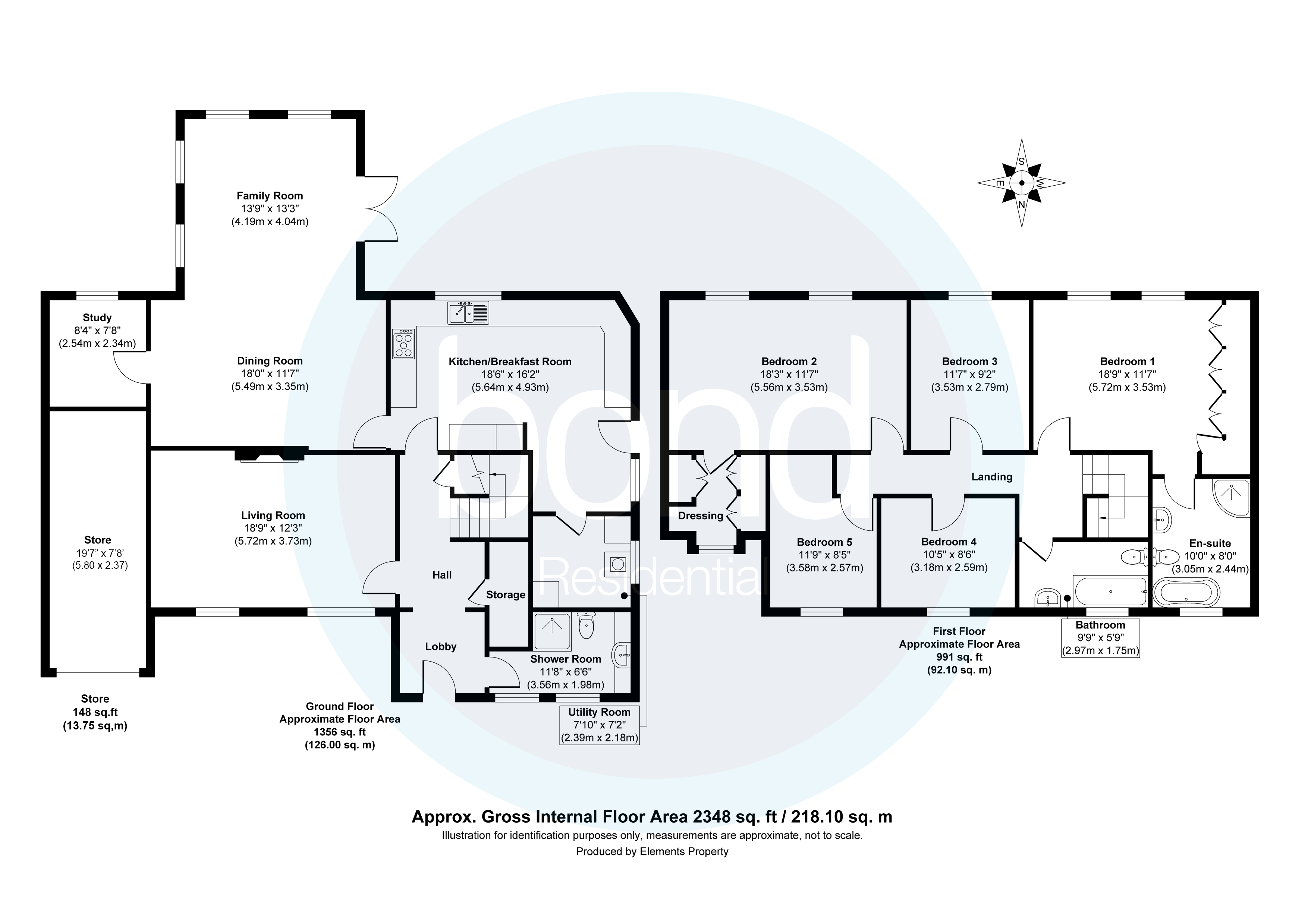 Floorplans For Howe Green, Chelmsford, Essex