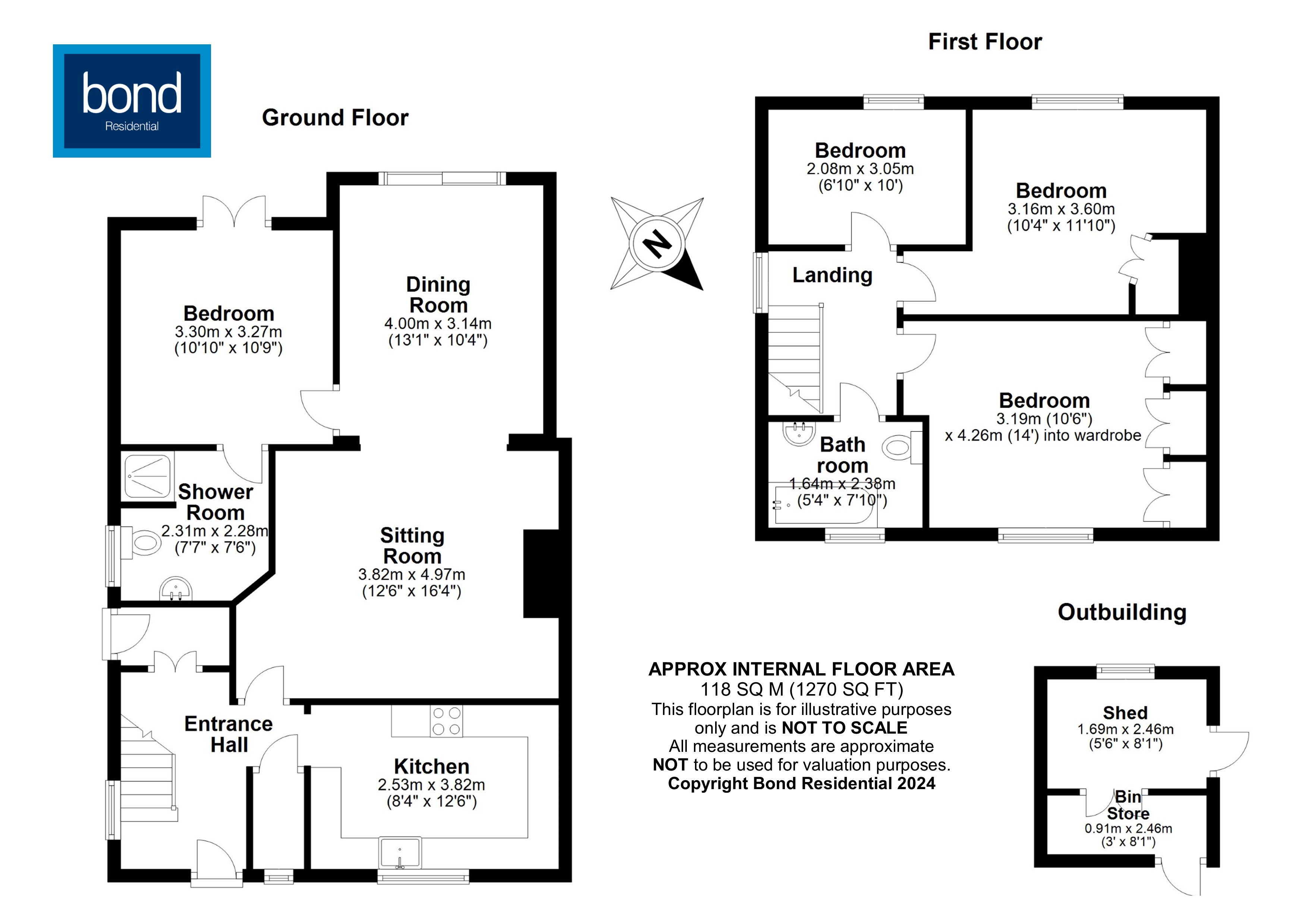 Floorplans For Langton Avenue, Chelmsford, Essex