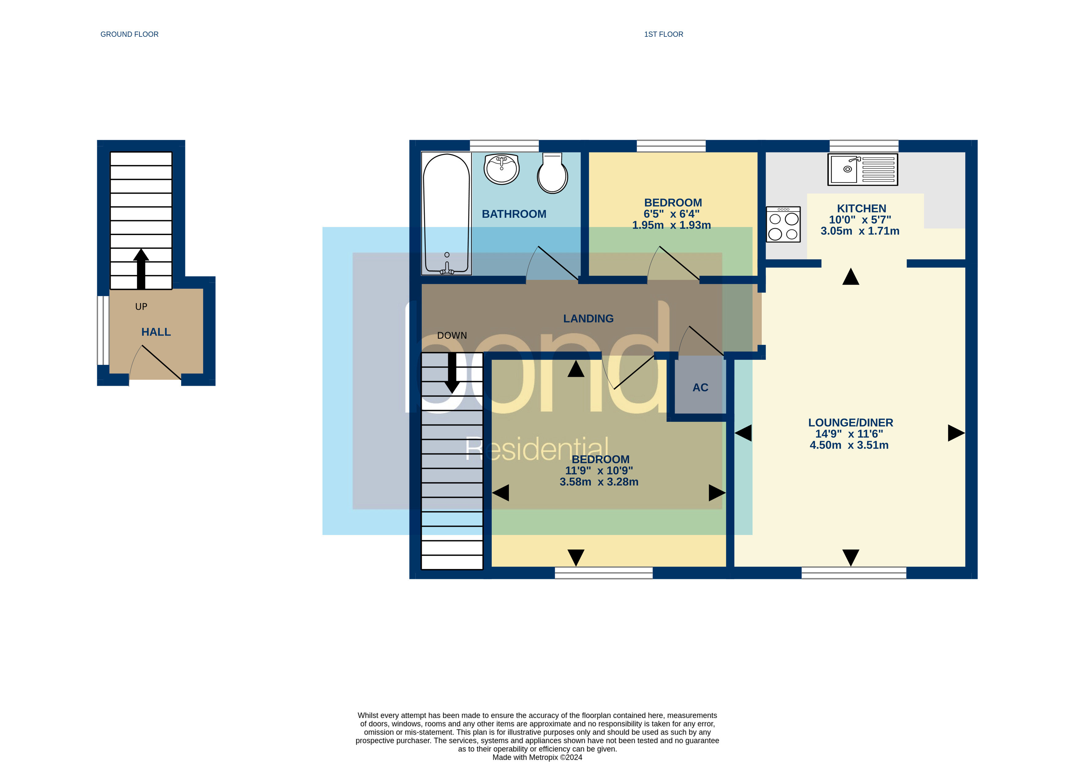 Floorplans For Goddard Way, Chelmsford, Essex