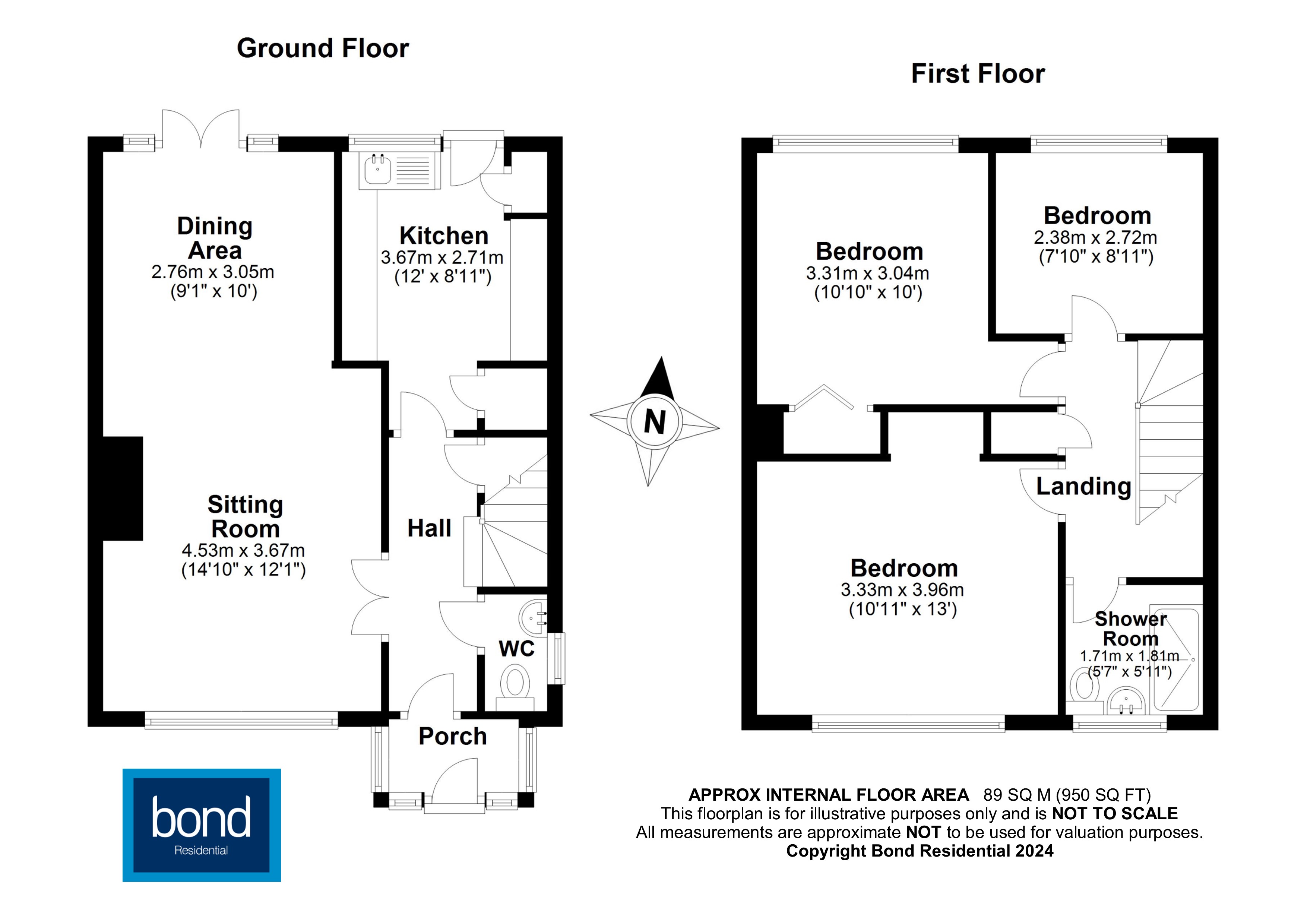 Floorplans For Springfield, Chelmsford, Essex
