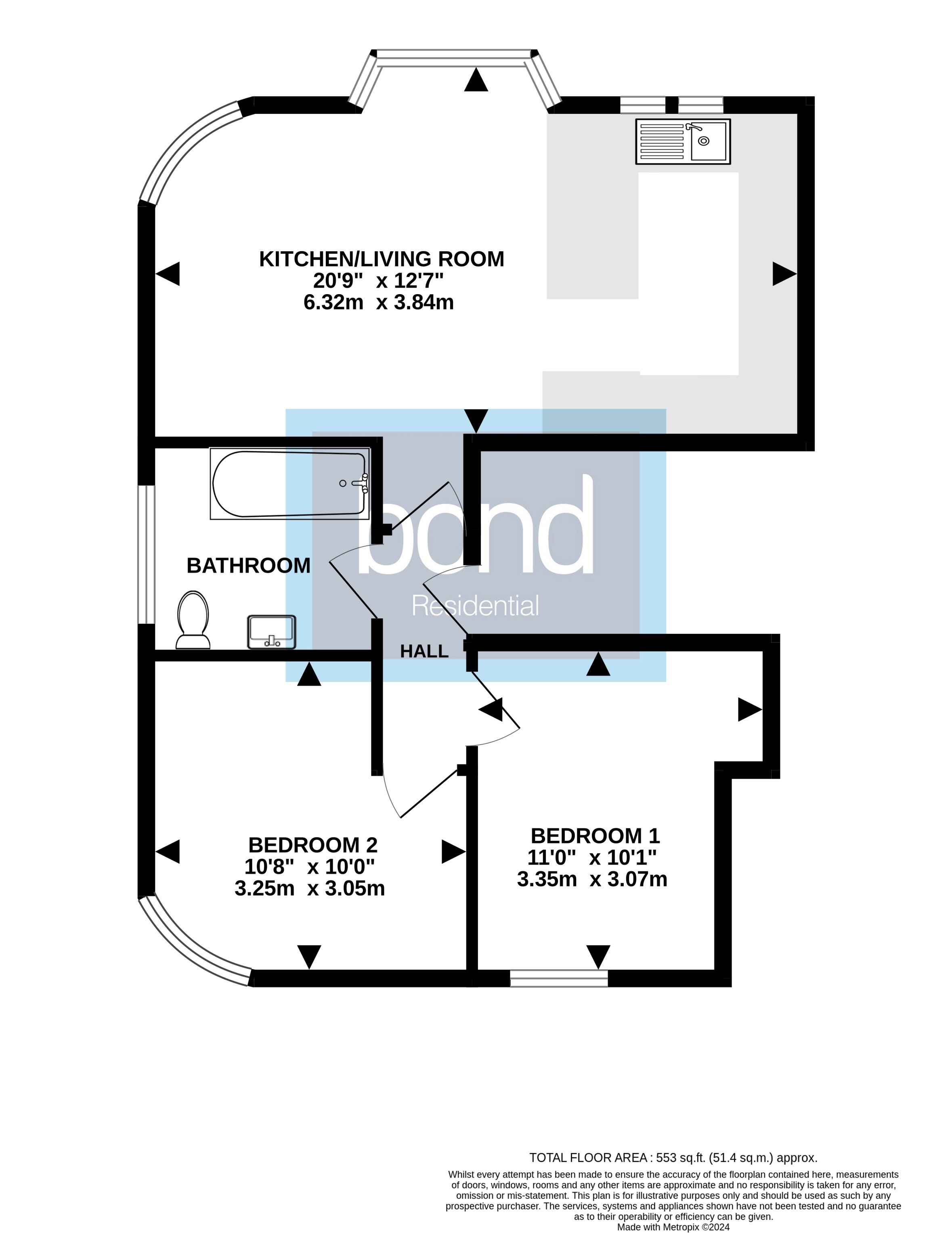 Floorplans For Tindal Street, Chelmsford, Essex