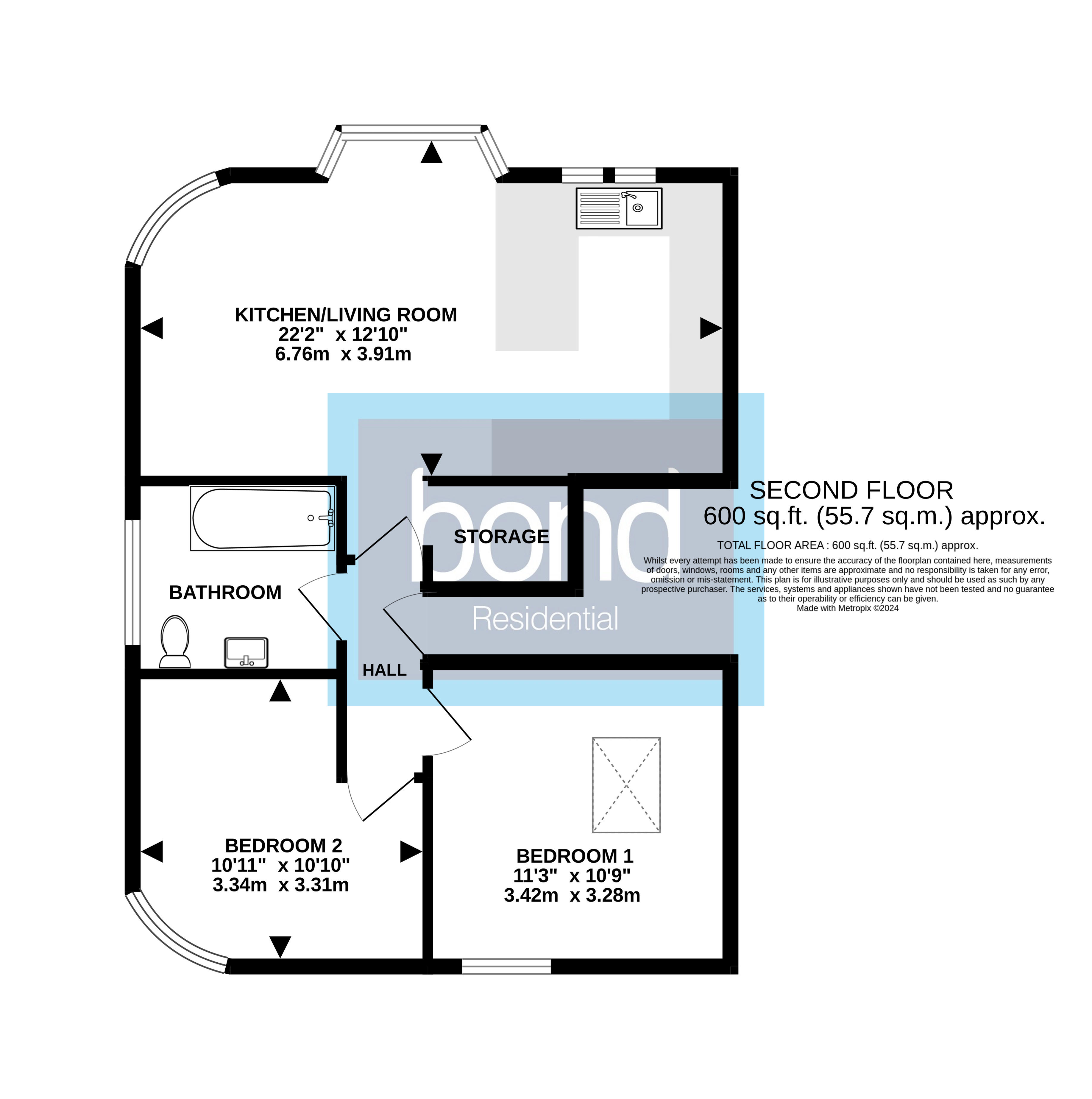 Floorplans For Tindal Street, Chelmsford, Essex