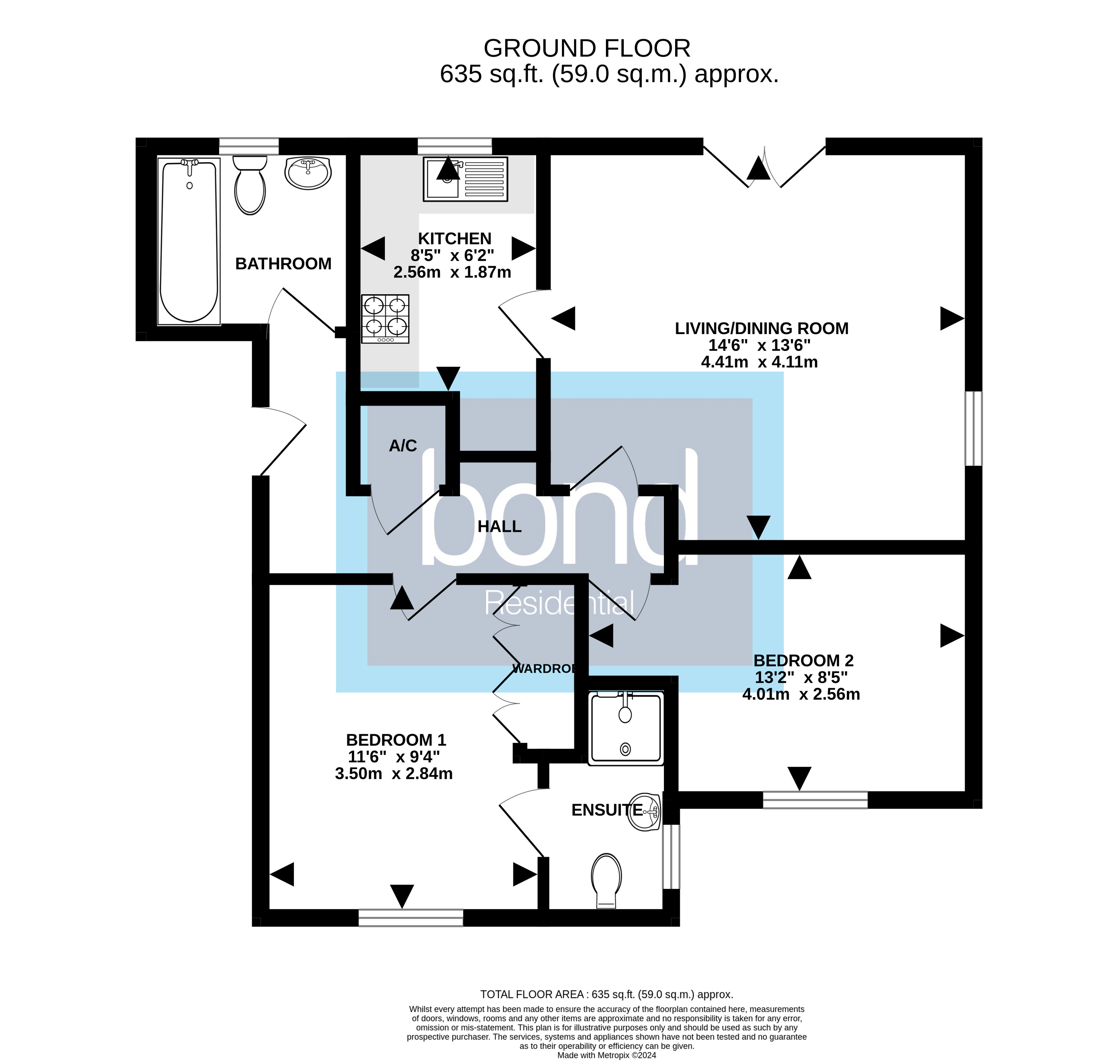Floorplans For County Place, Chelmsford, Essex