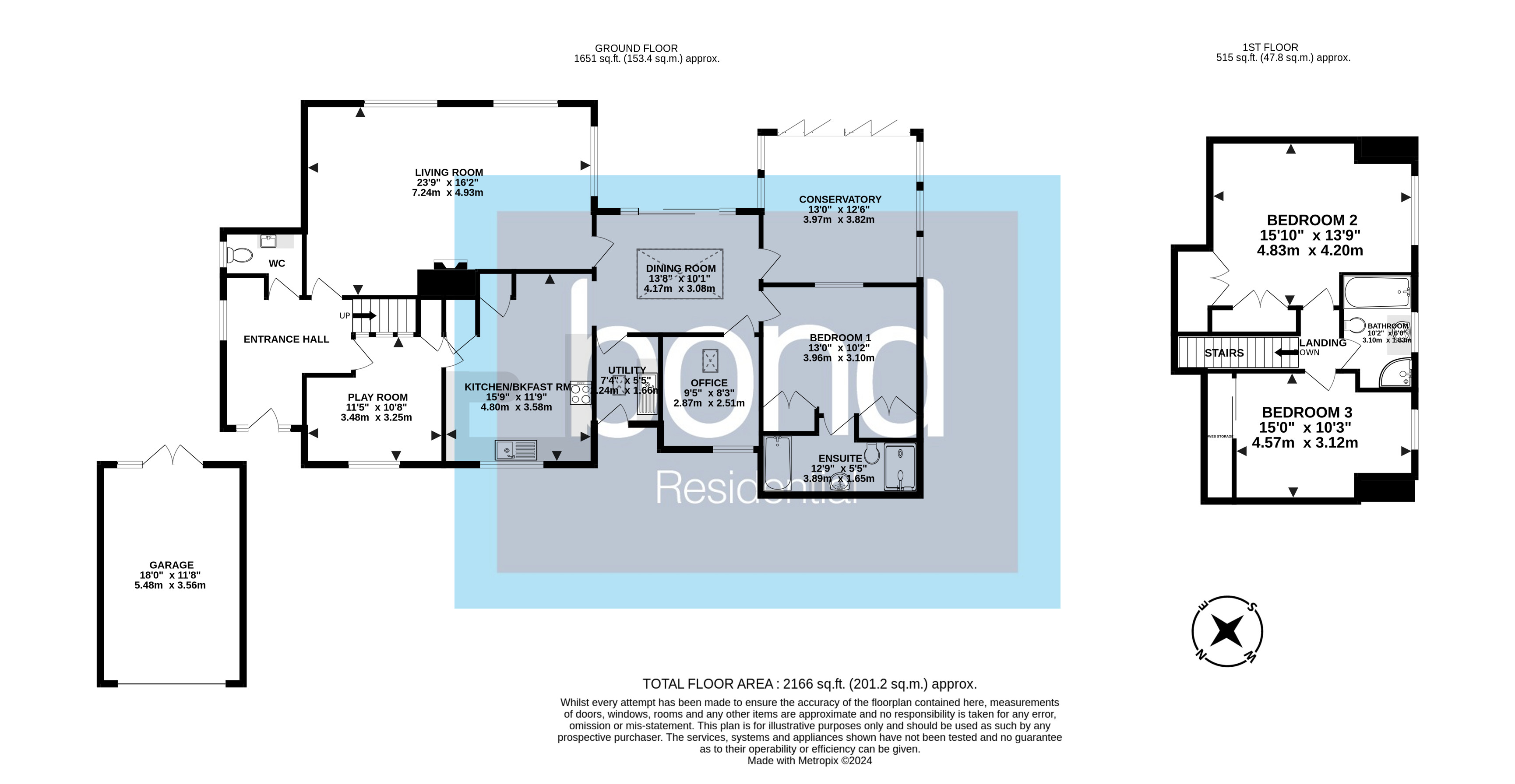 Floorplans For Danbury, Chelmsford, Essex