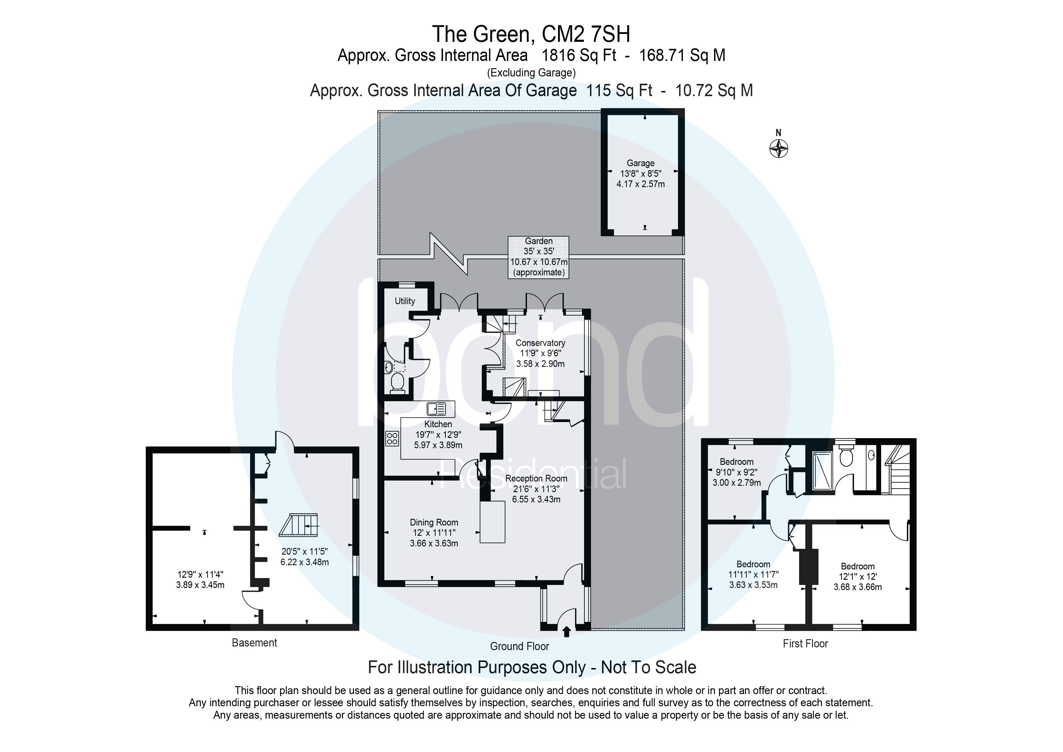 Floorplans For Sandon, Chelmsford, Essex