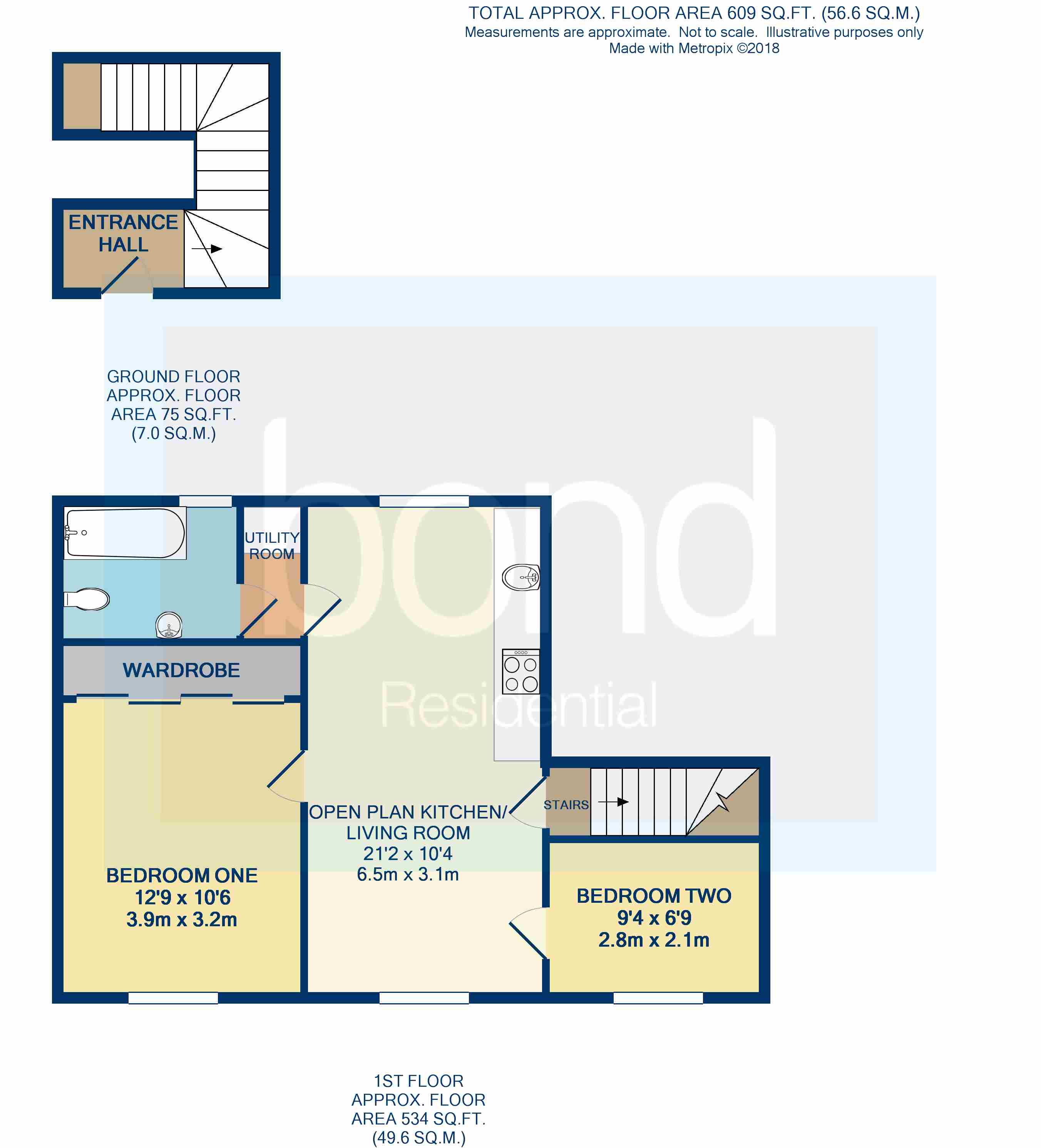 Floorplans For Moulsham Street, Chelmsford, Essex