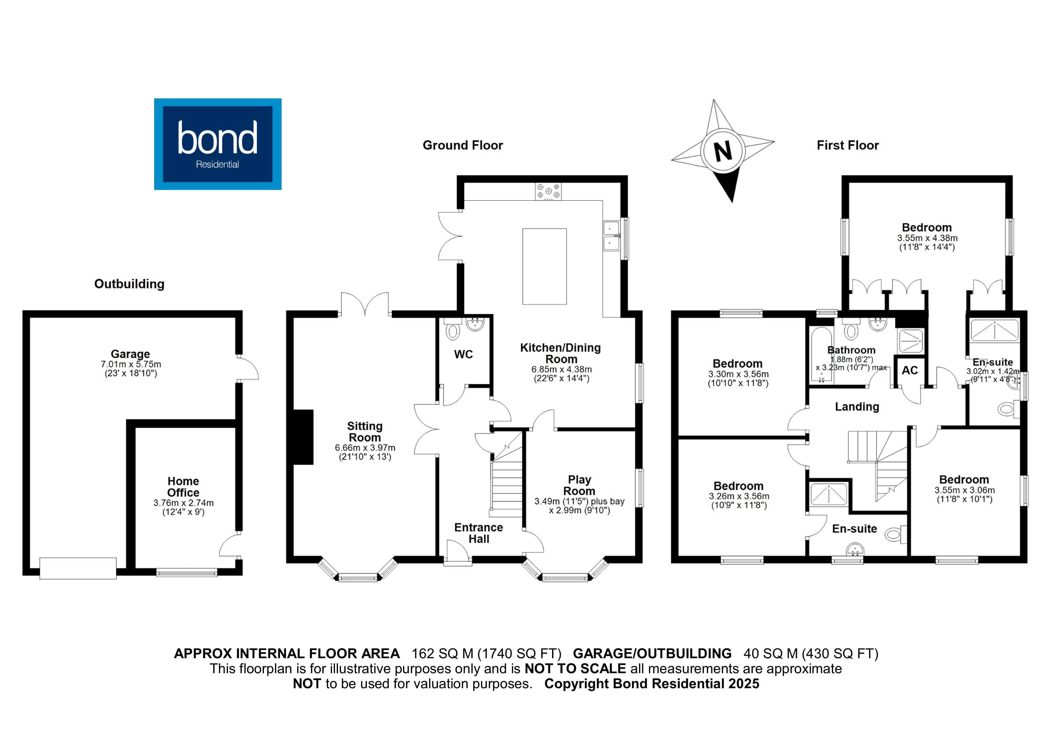 Floorplans For Cowlin Mead, Chelmsford, Essex