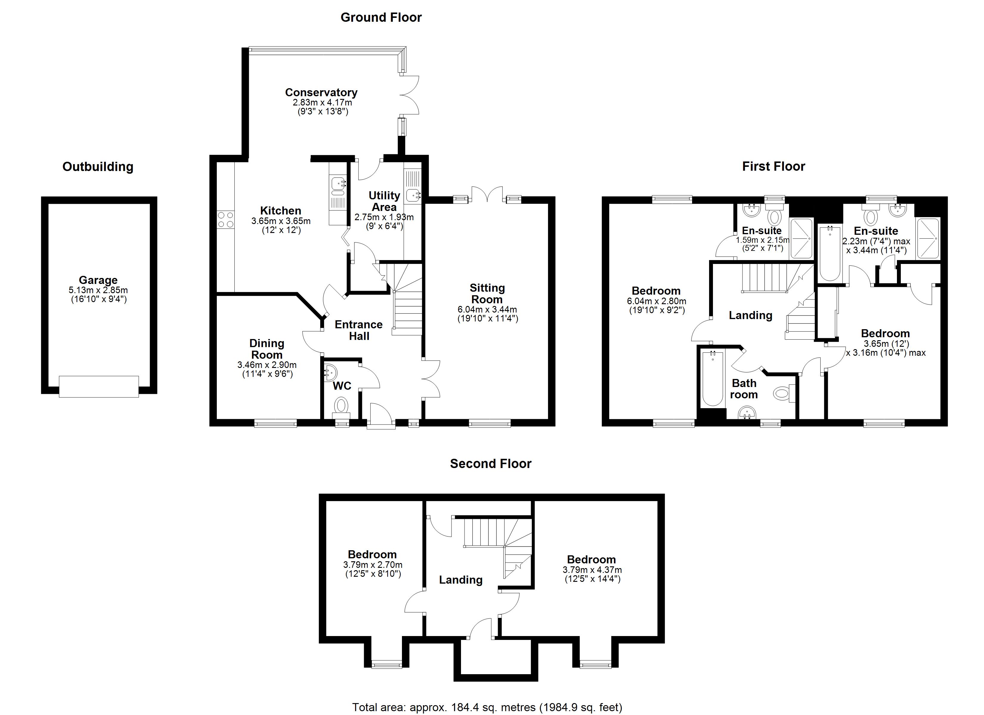 Floorplans For Newlands Spring, Chelmsford, Essex