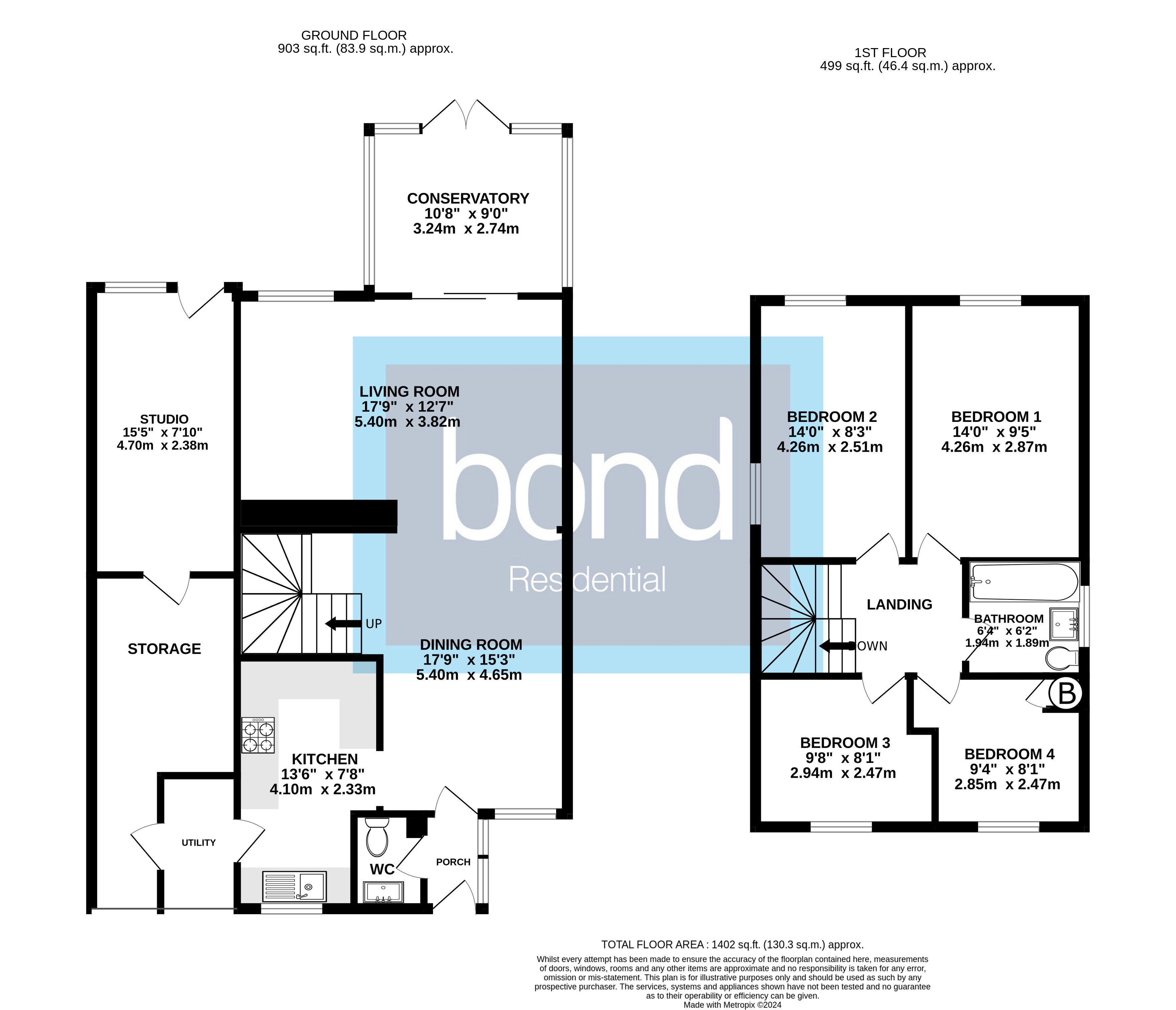 Floorplans For Bicknacre, Chelmsford, Essex