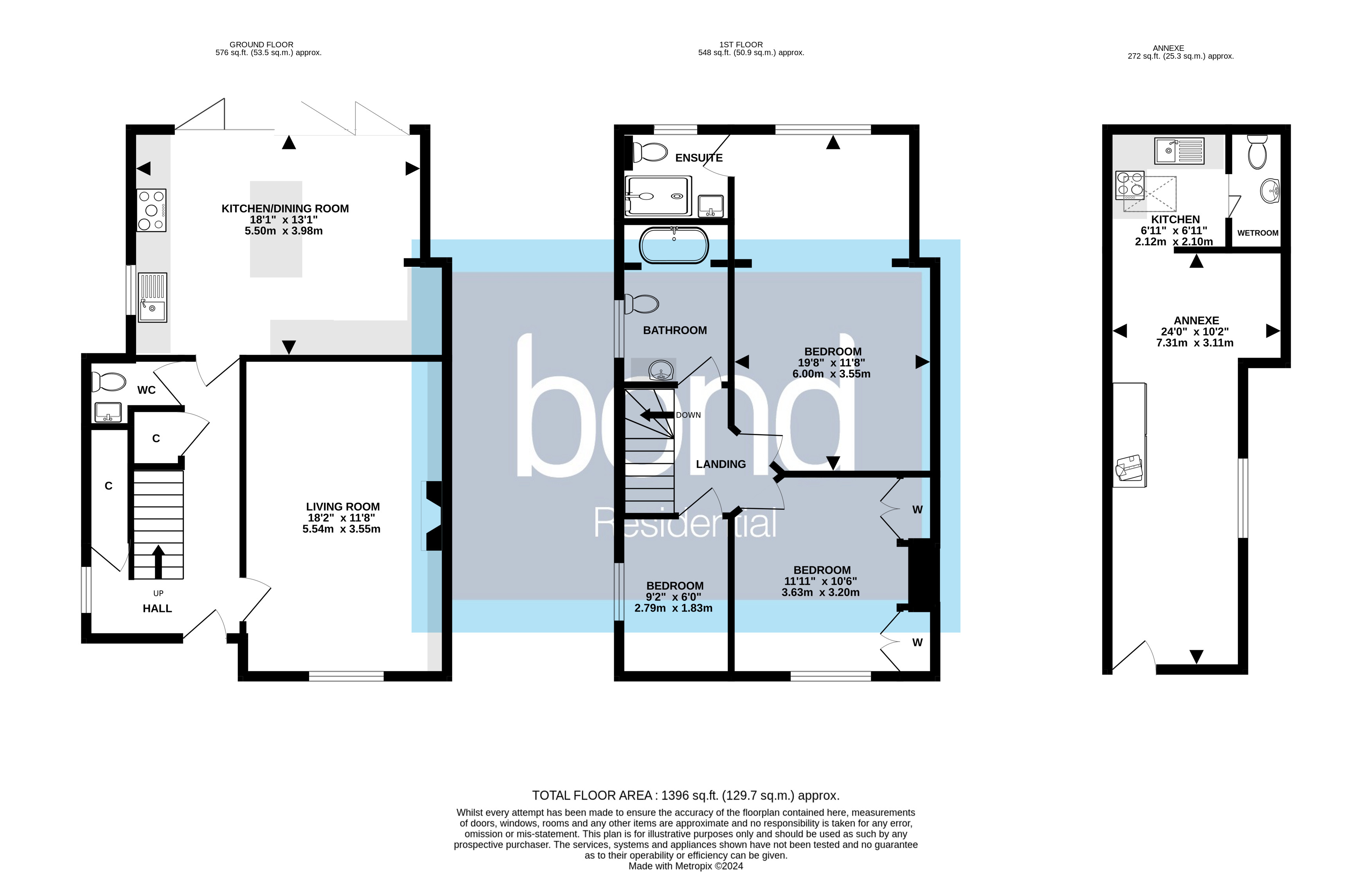 Floorplans For Great Baddow, Chelmsford, Essex