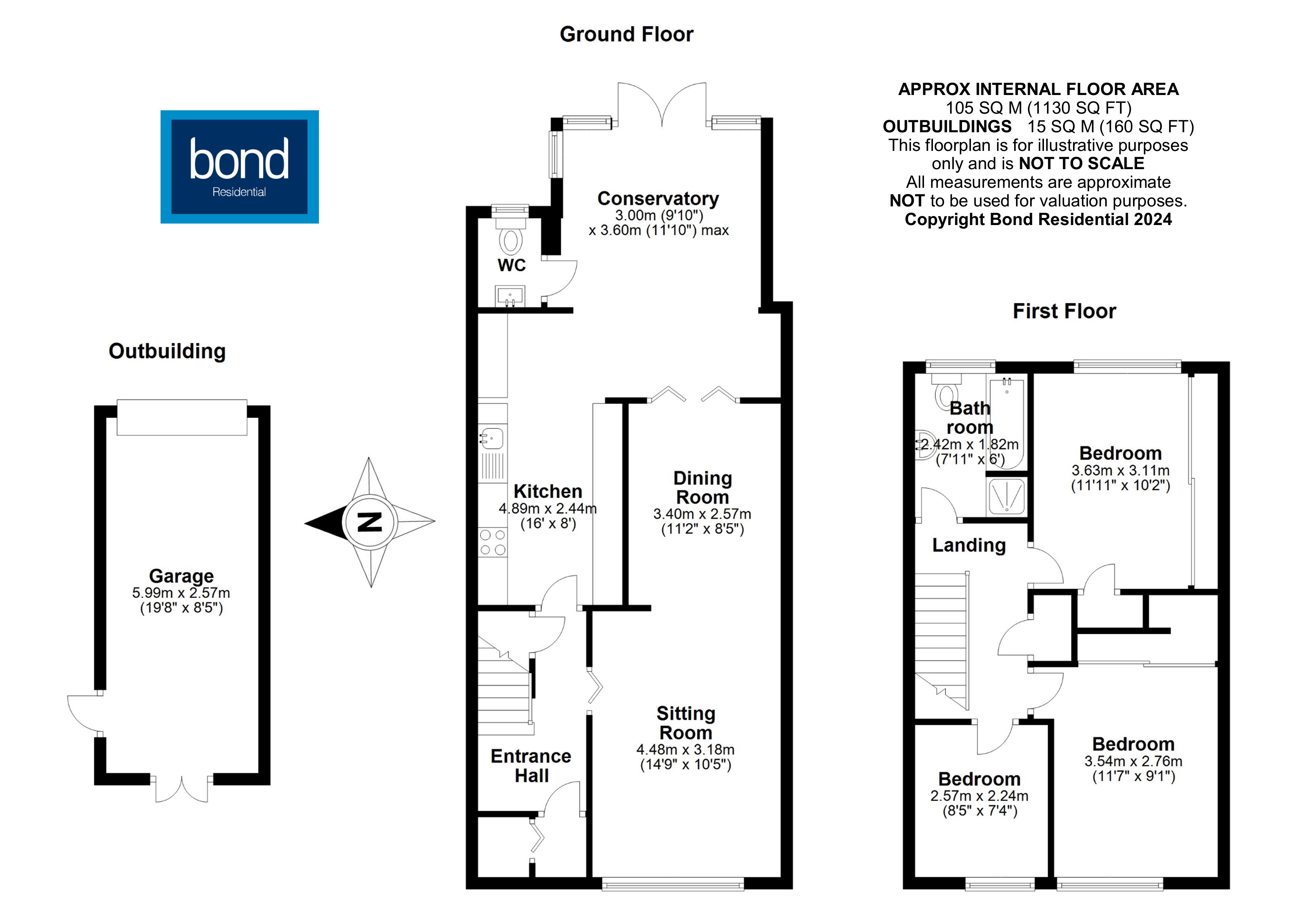 Floorplans For Great Baddow, Chelmsford, Essex