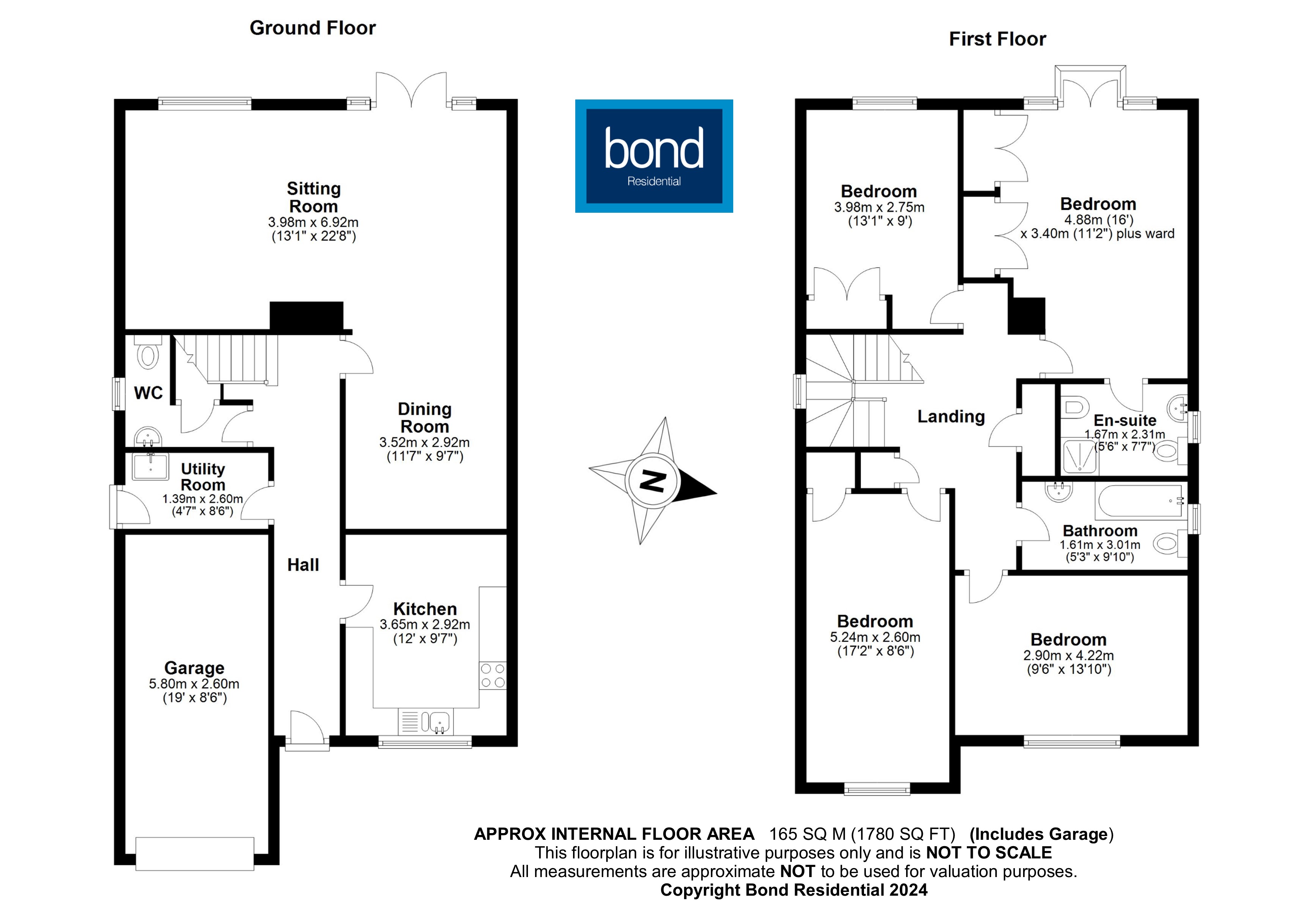 Floorplans For Wood Street, Chelmsford, Essex