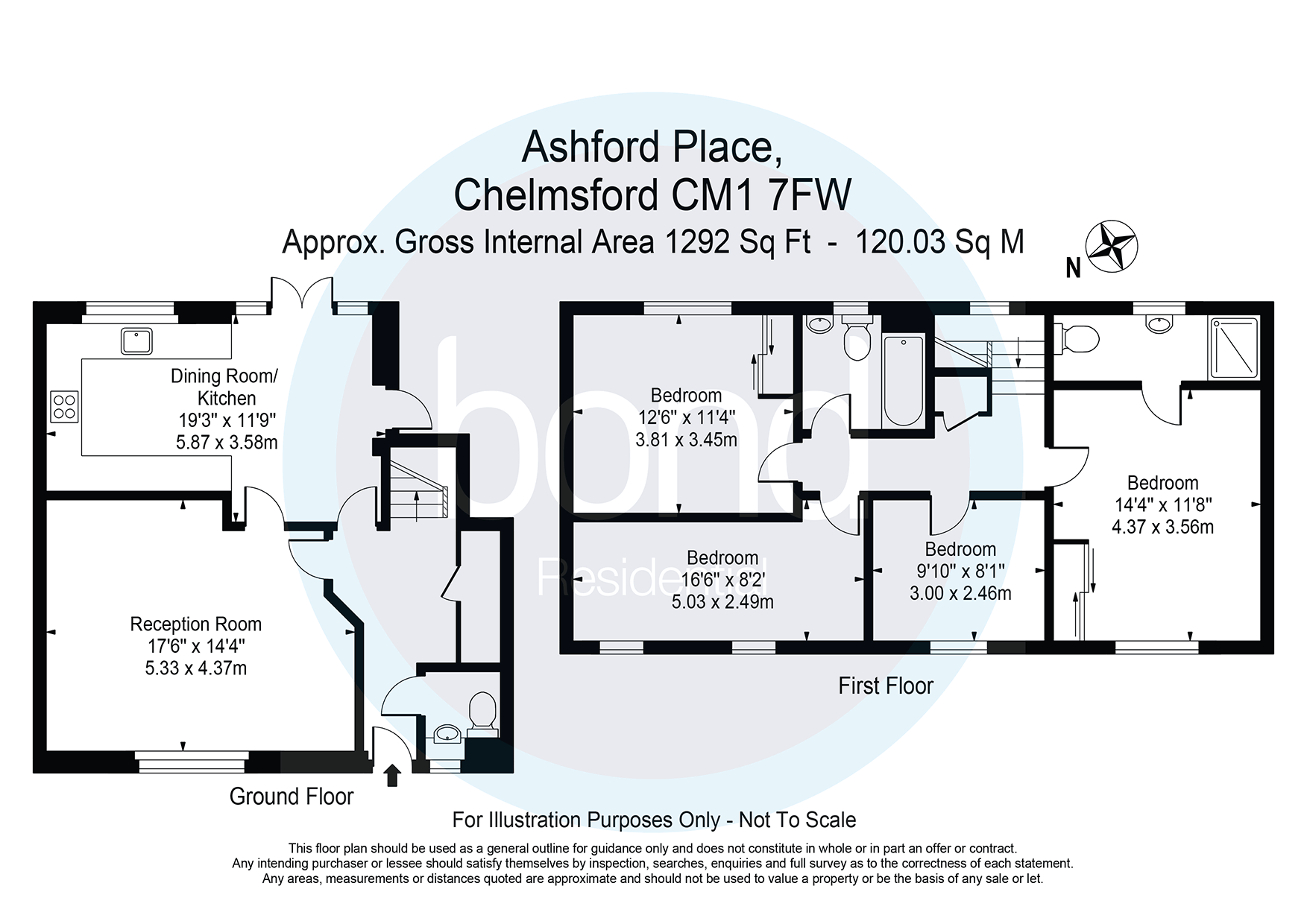 Floorplans For Ashford Place, Chelmsford, Essex