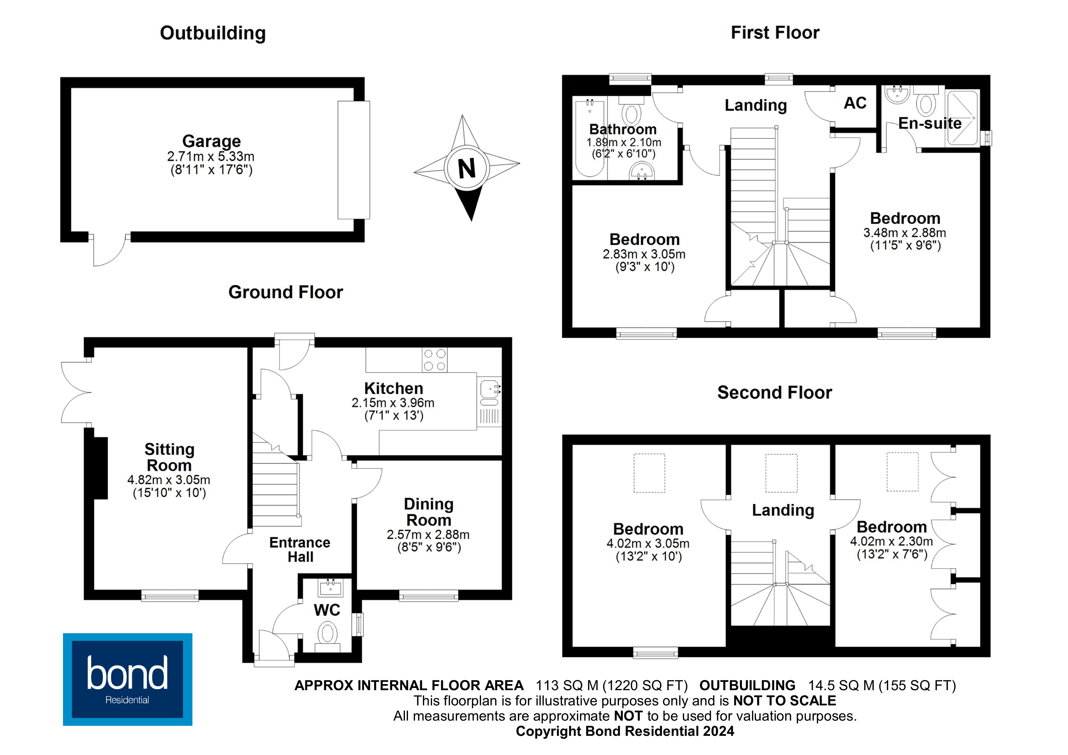 Floorplans For Great Baddow, Chelmsford, Essex