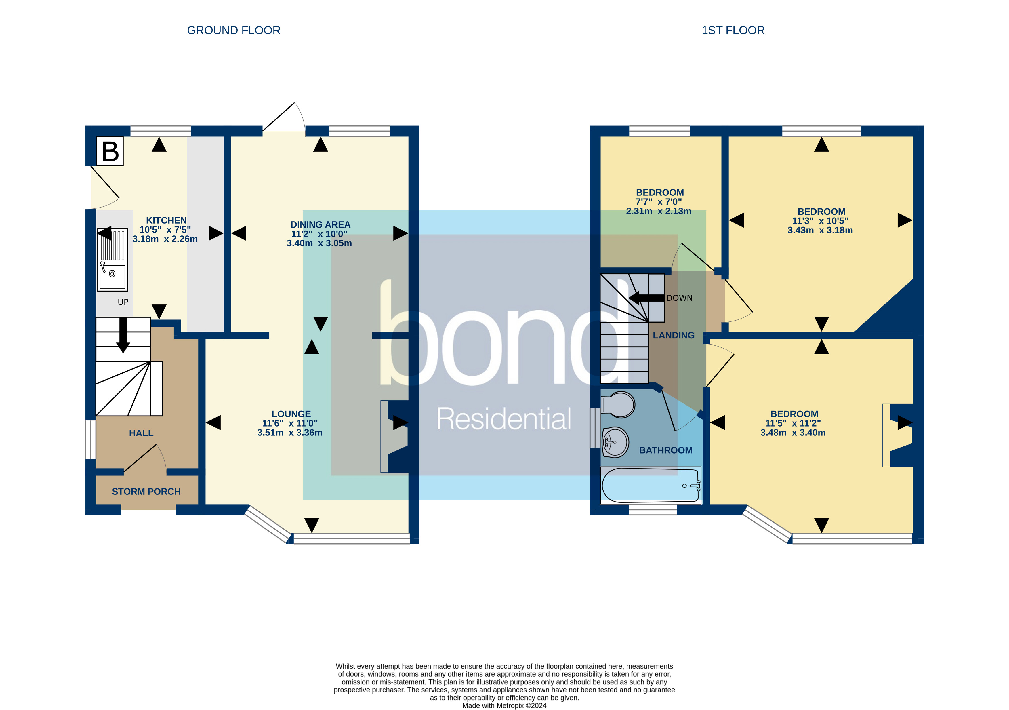 Floorplans For Great Baddow, Chelmsford, Essex