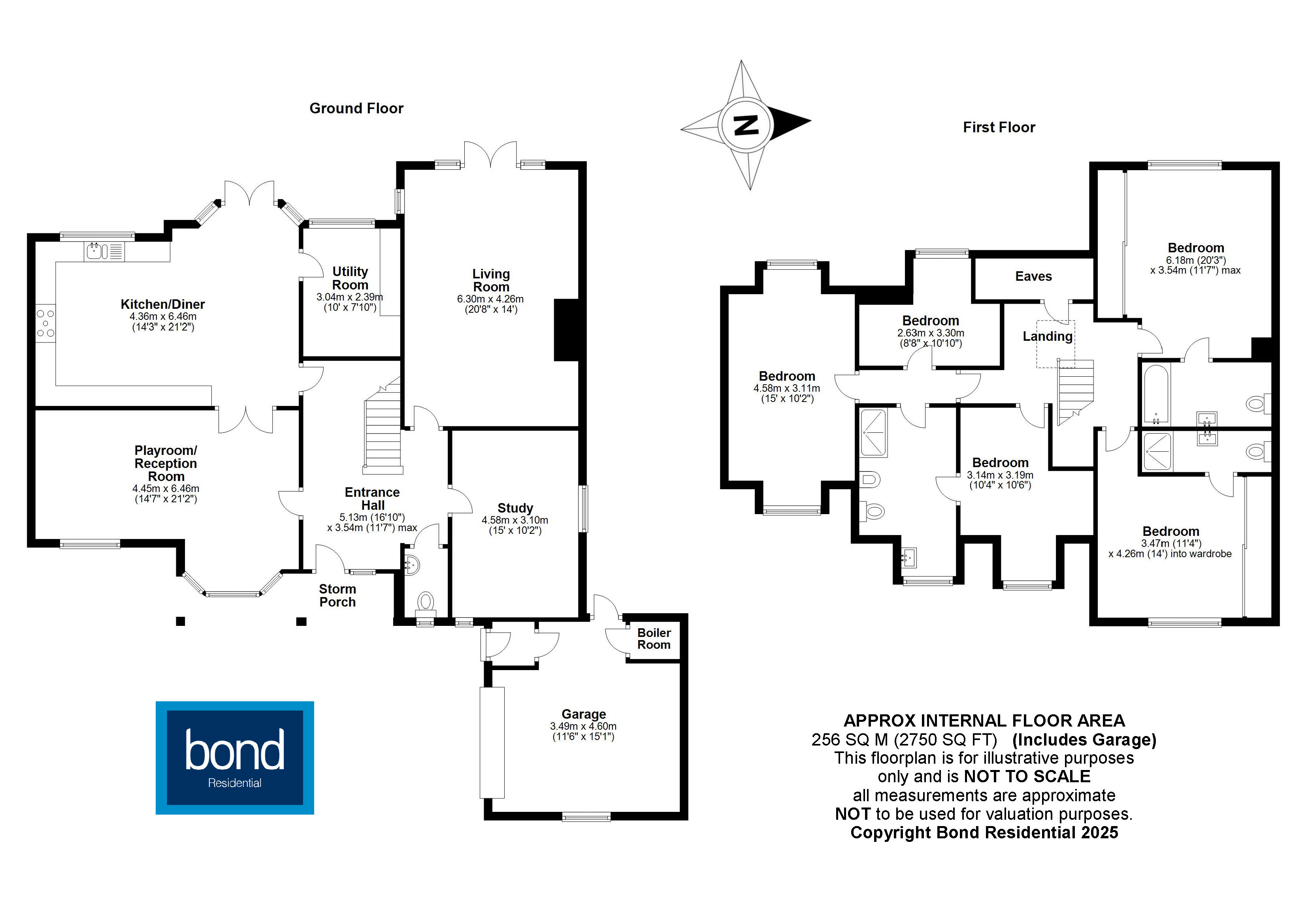 Floorplans For Howe Green, Chelmsford, Essex