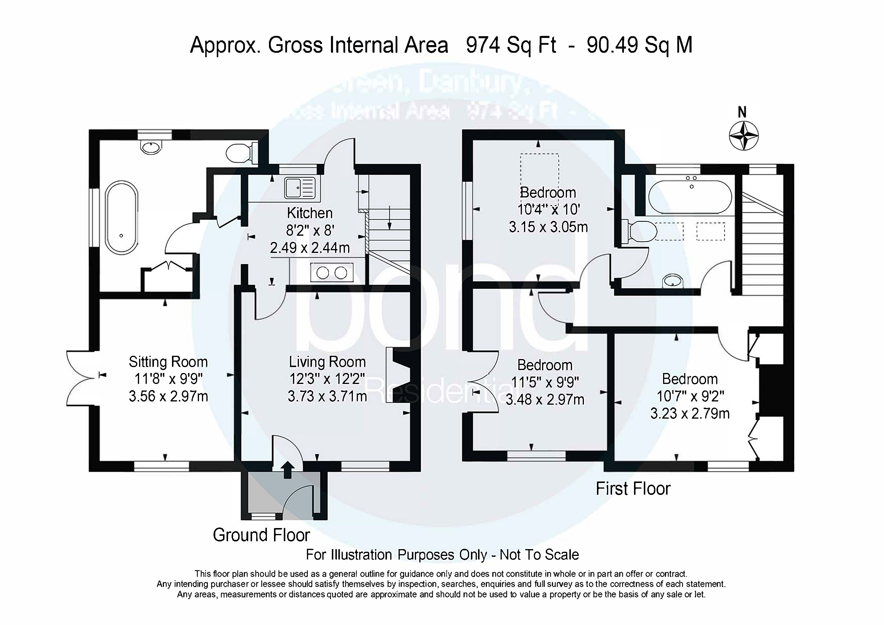 Floorplans For Runsell Green, Danbury, Essex