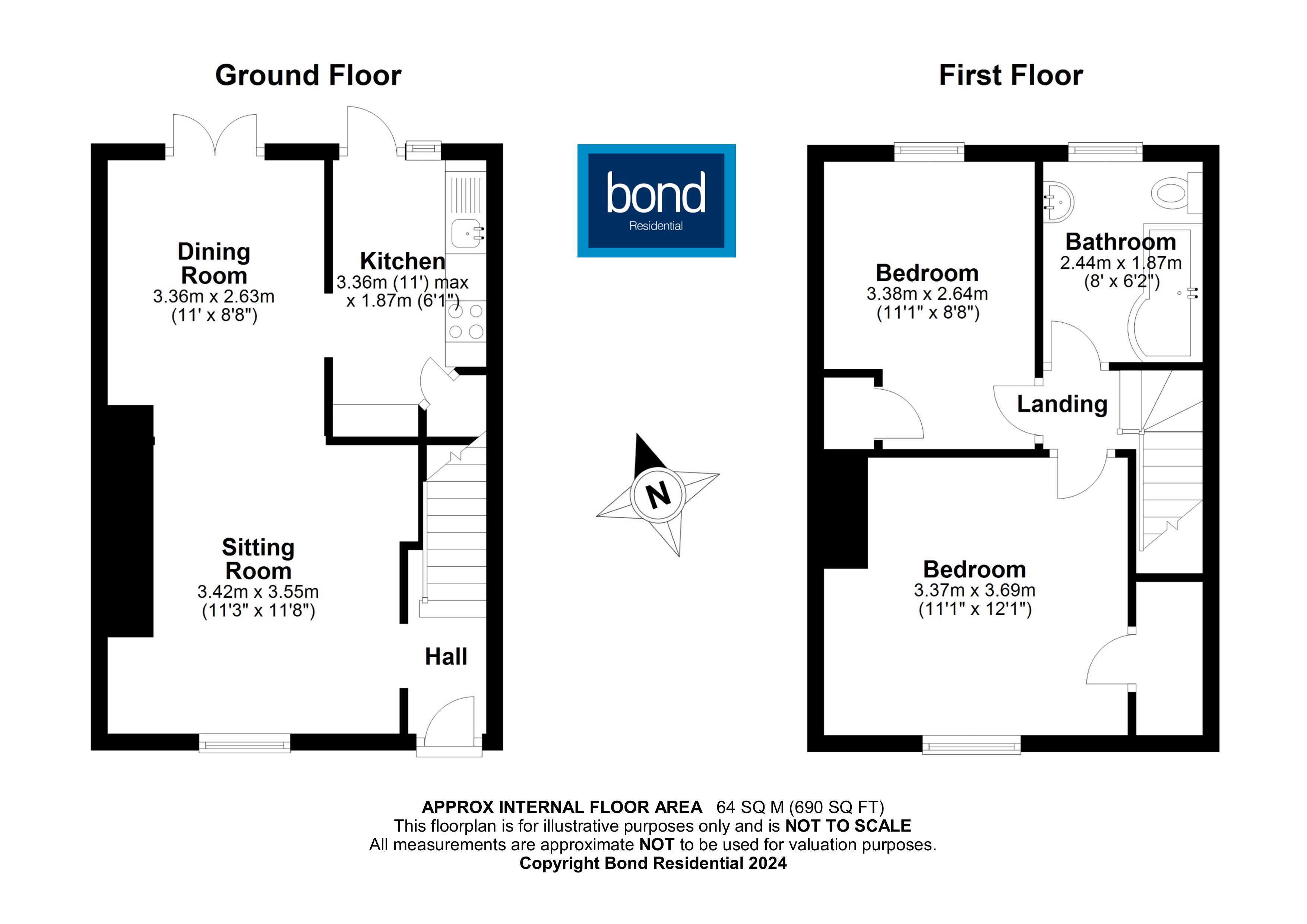 Floorplans For South Primrose Hill, Chelmsford, Essex