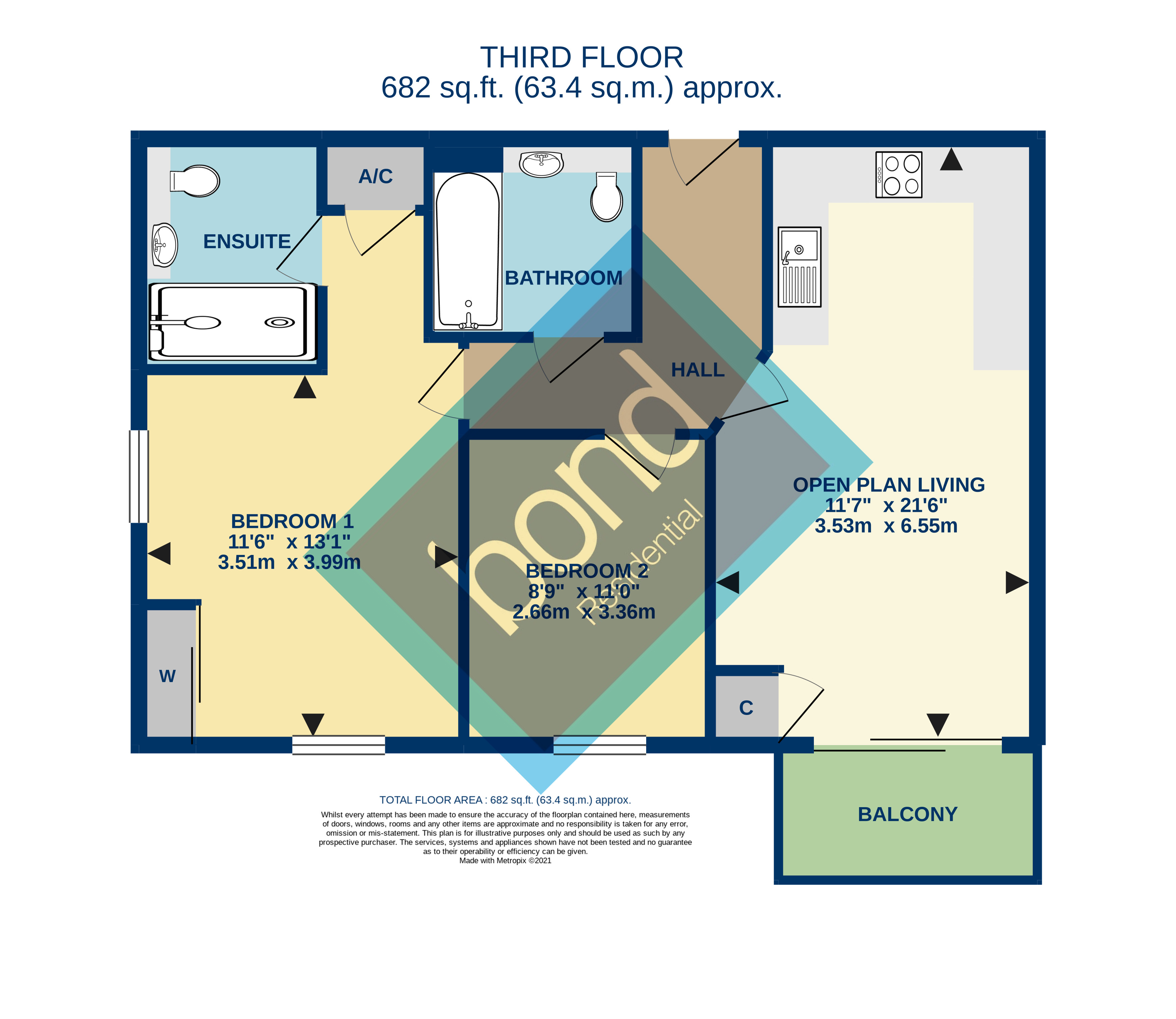 Floorplans For Great Baddow, Chelmsford, Essex