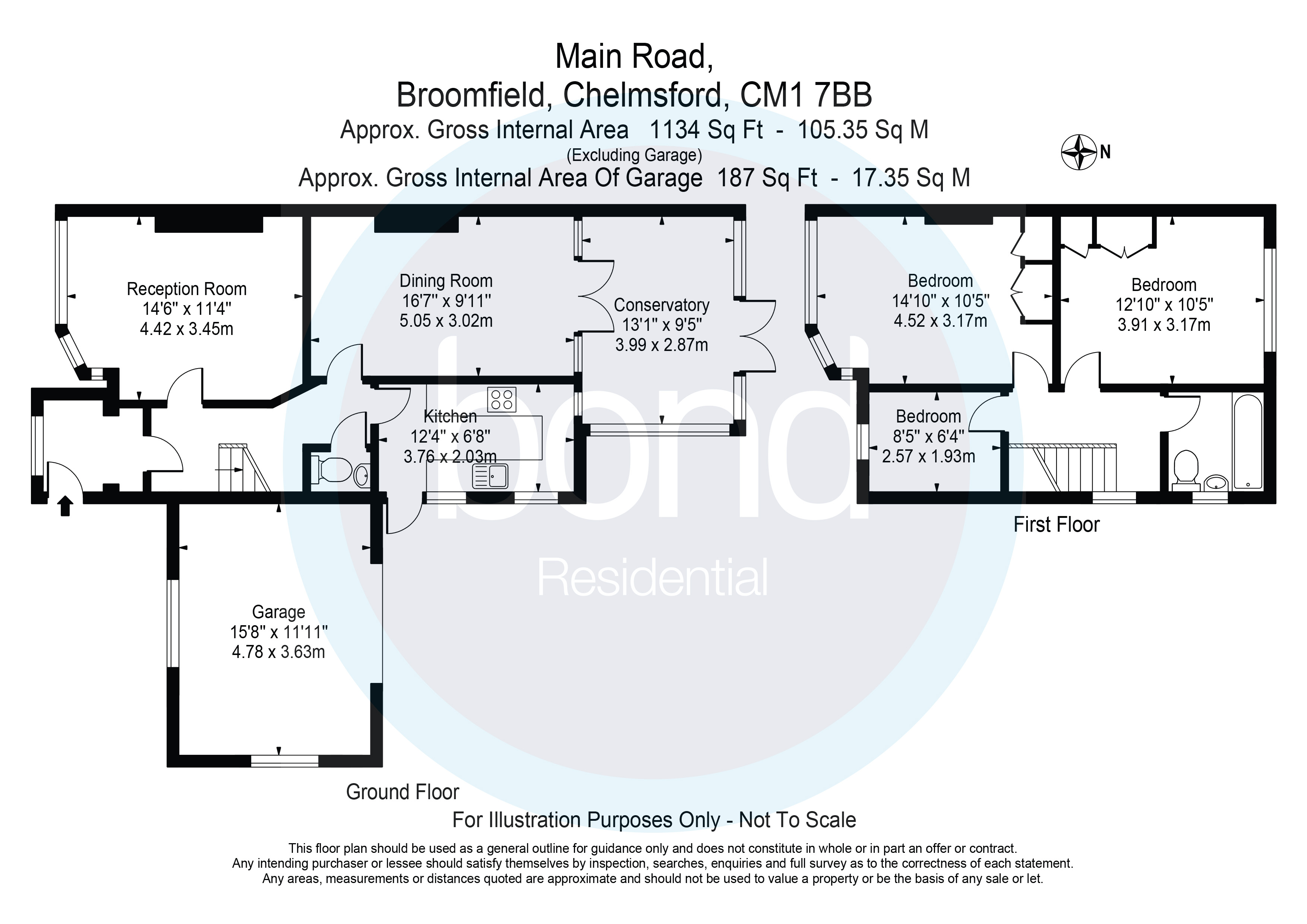 Floorplans For Broomfield, Chelmsford, Essex