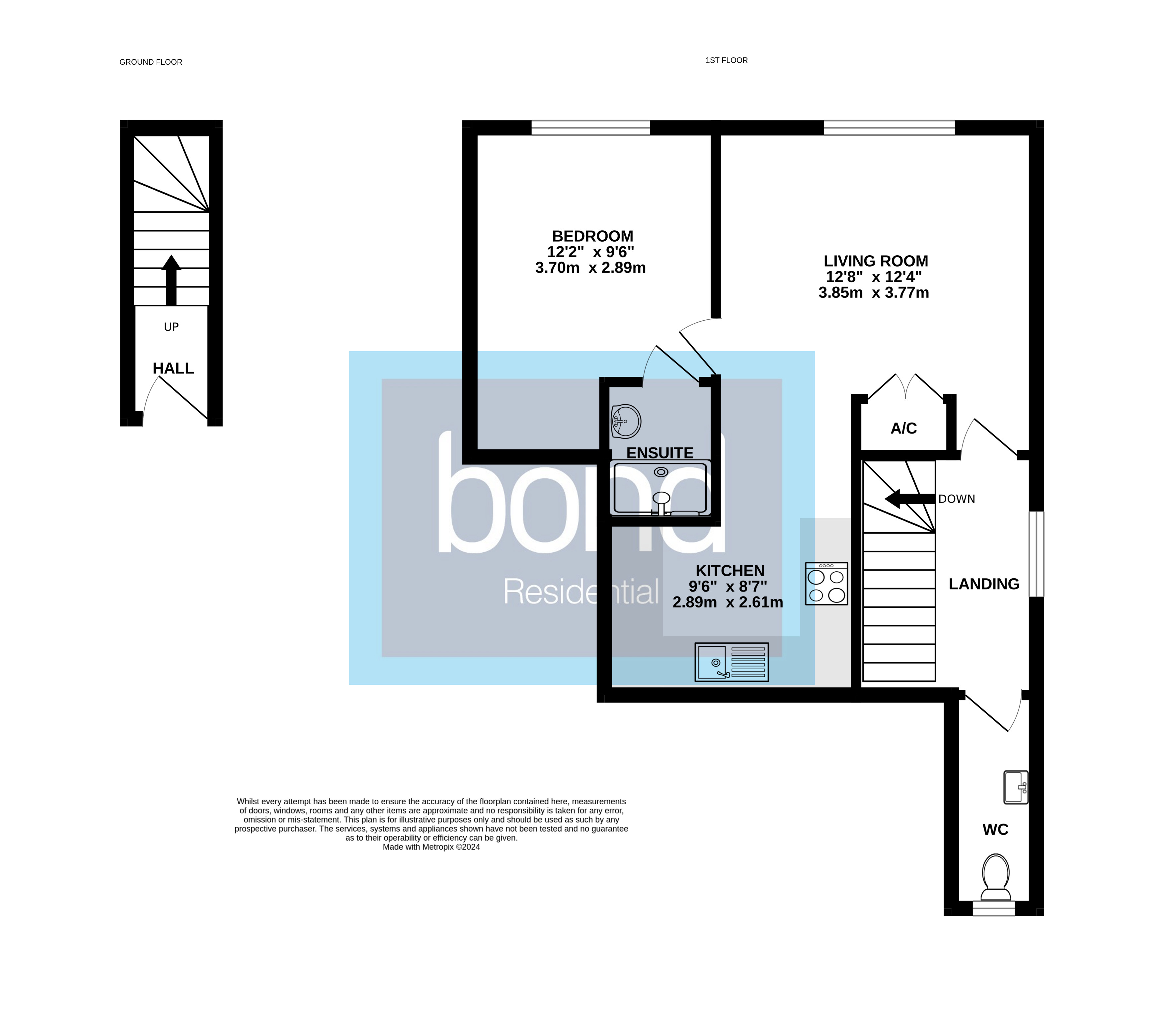 Floorplans For Fourth Avenue, Chelmsford, Essex