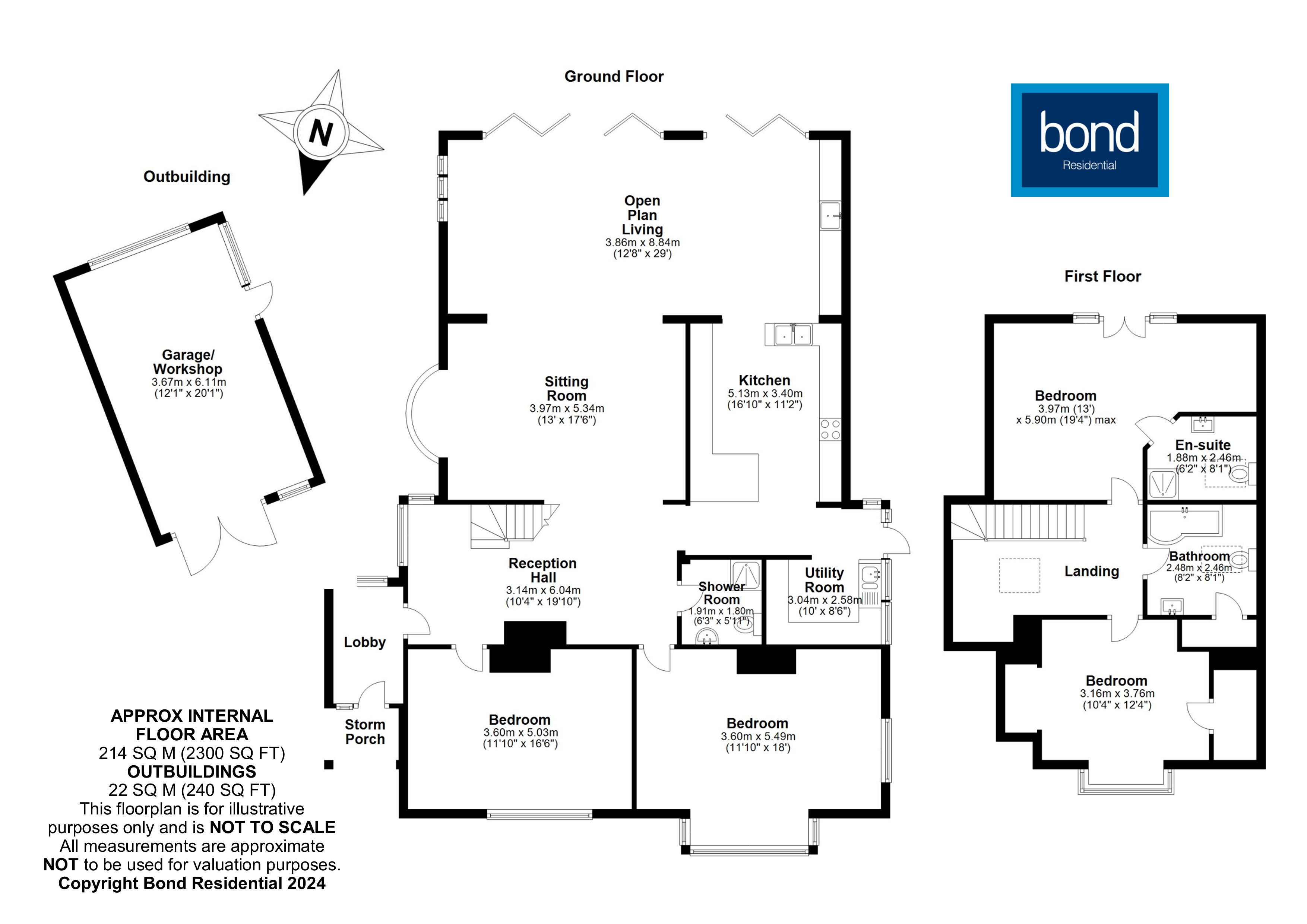 Floorplans For Great Baddow, Chelmsford, Essex