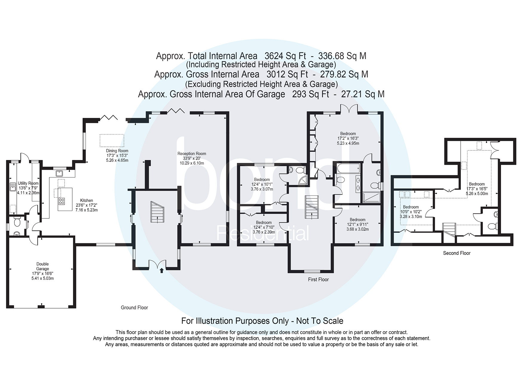 Floorplans For Howe Green, Chelmsford, Essex