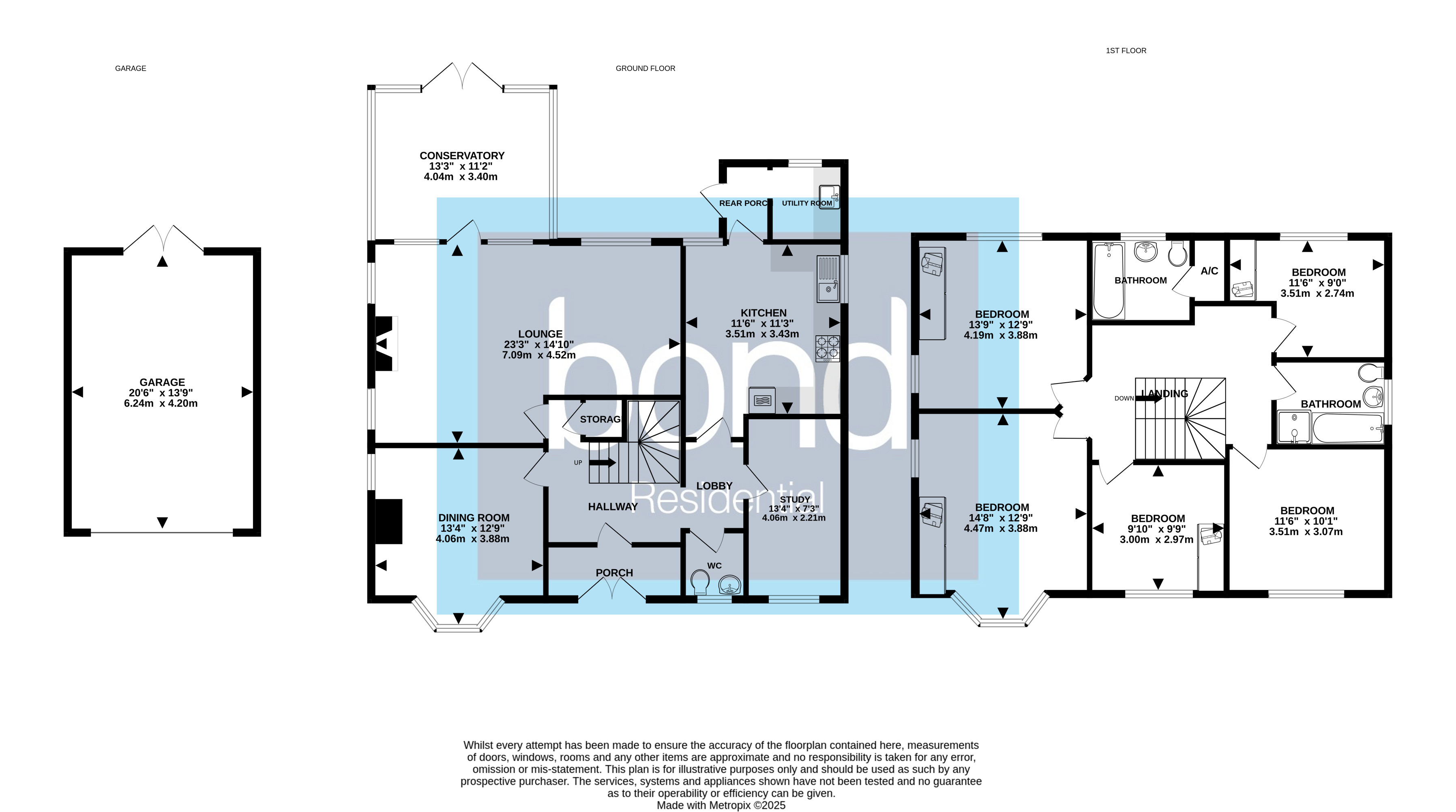 Floorplans For Great Baddow, Chelmsford, Essex