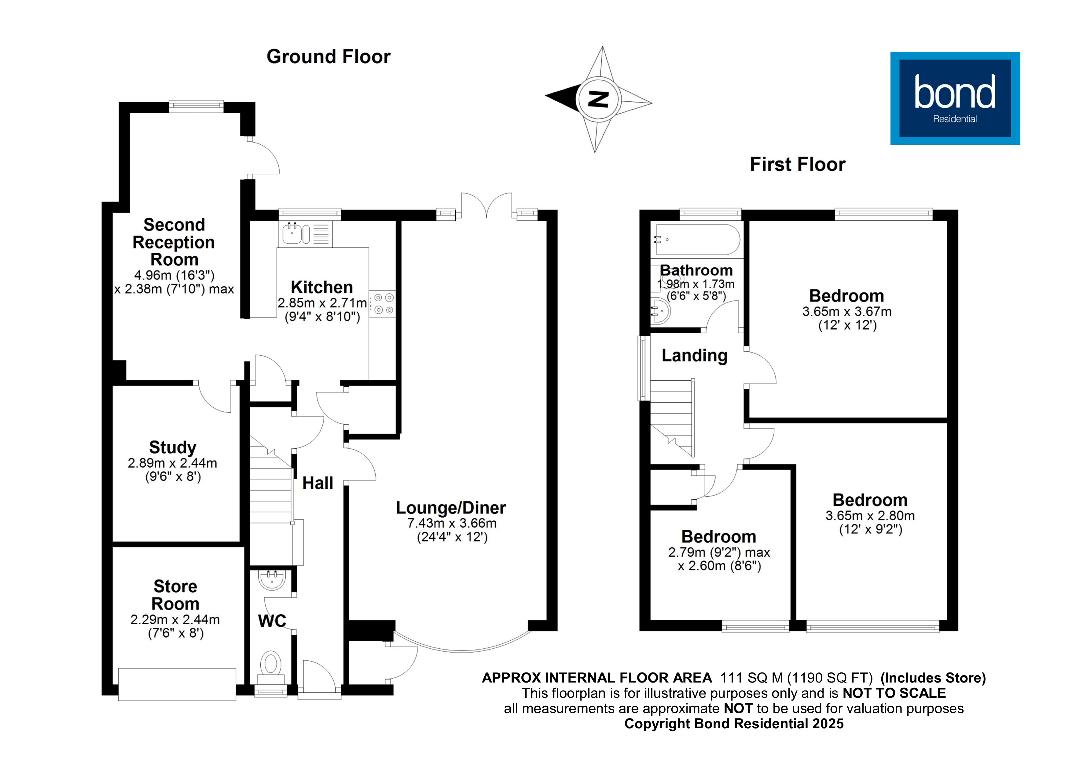 Floorplans For Bicknacre, Chelmsford, Essex