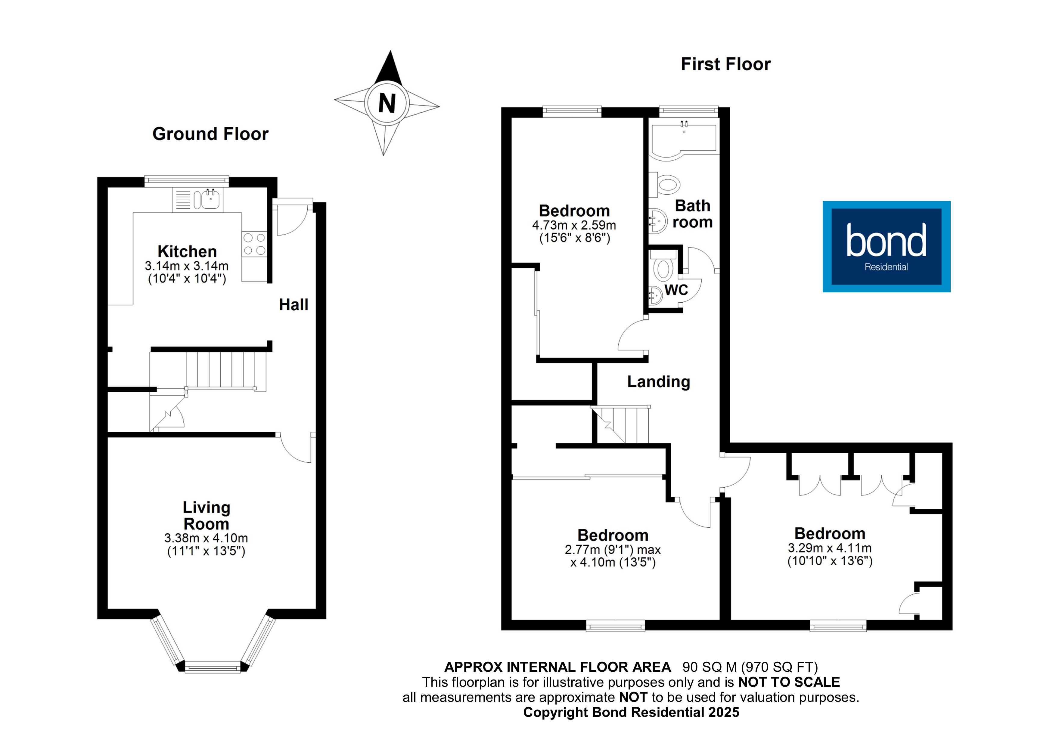 Floorplans For Pilgrims Hatch, Brentwood, Essex