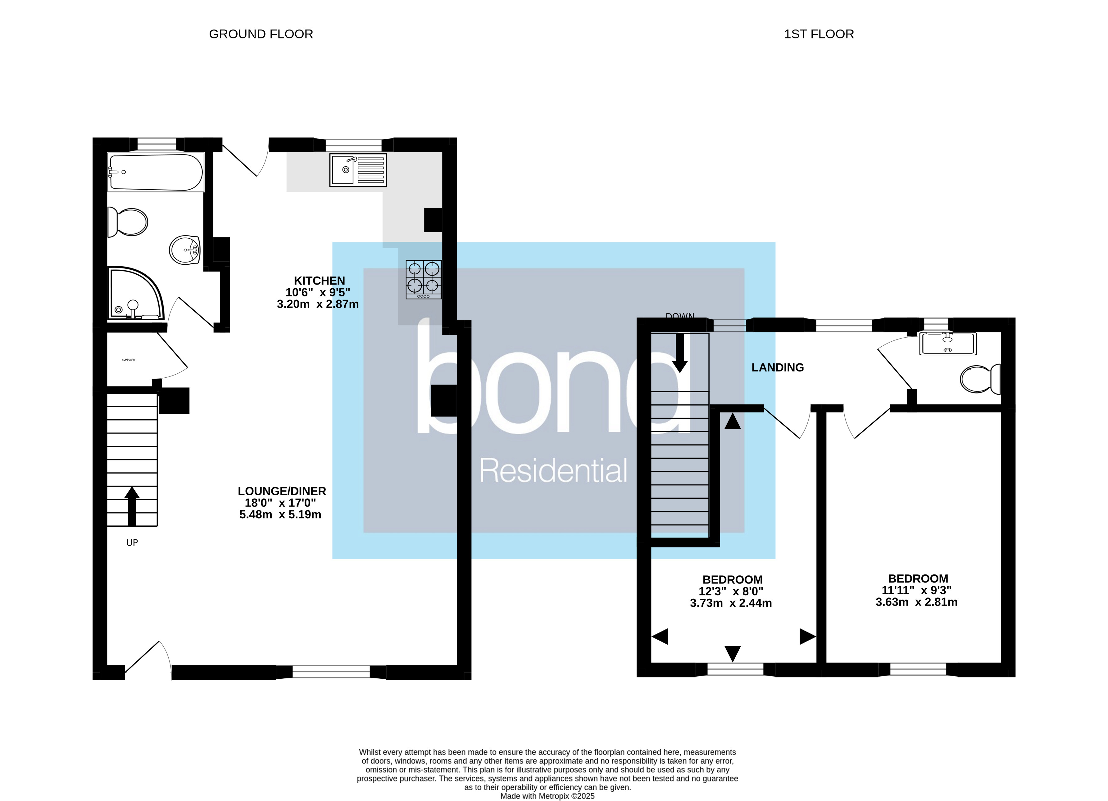 Floorplans For North Hill, Little Baddow, Essex