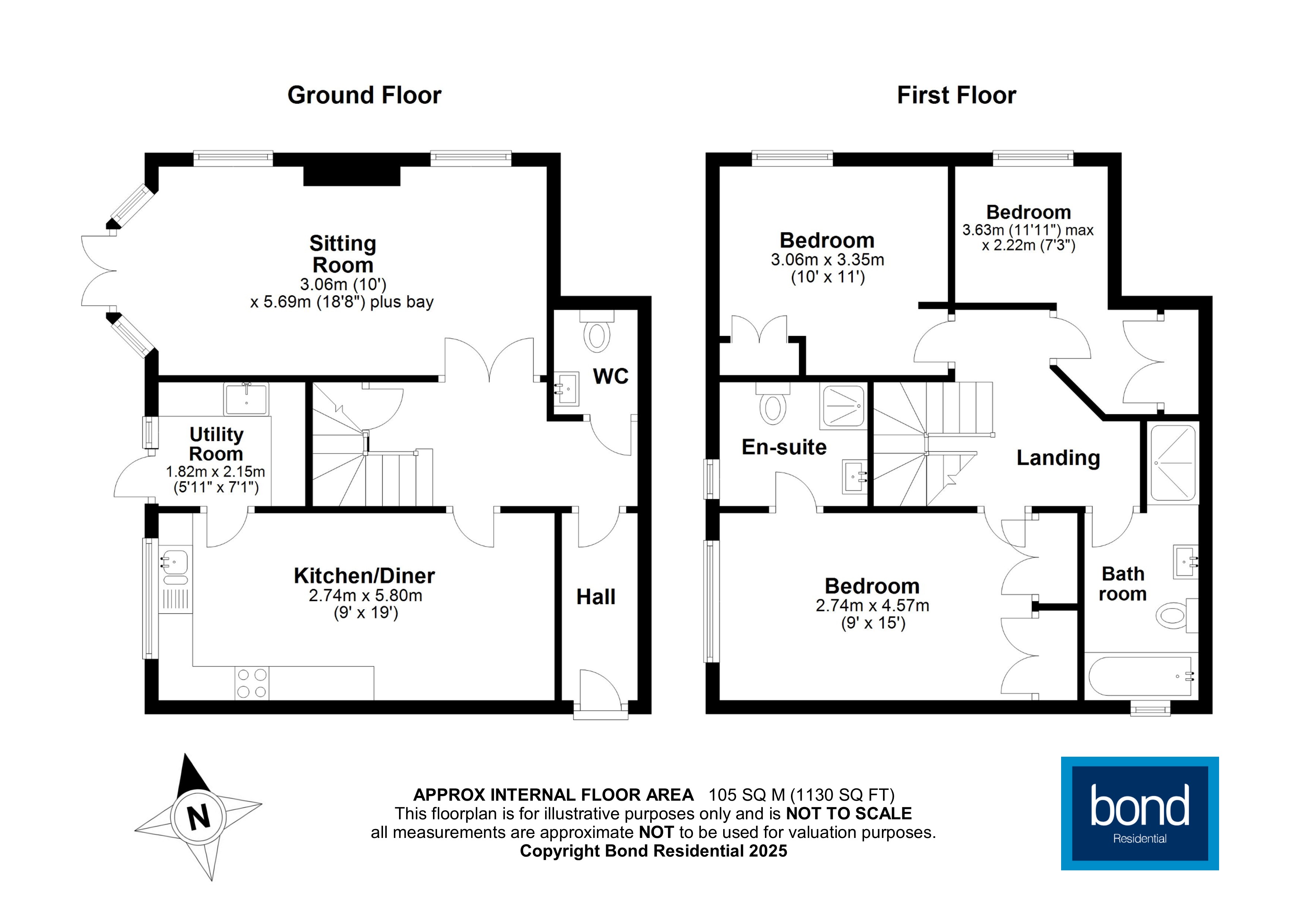 Floorplans For Great Baddow, Chelmsford, Essex