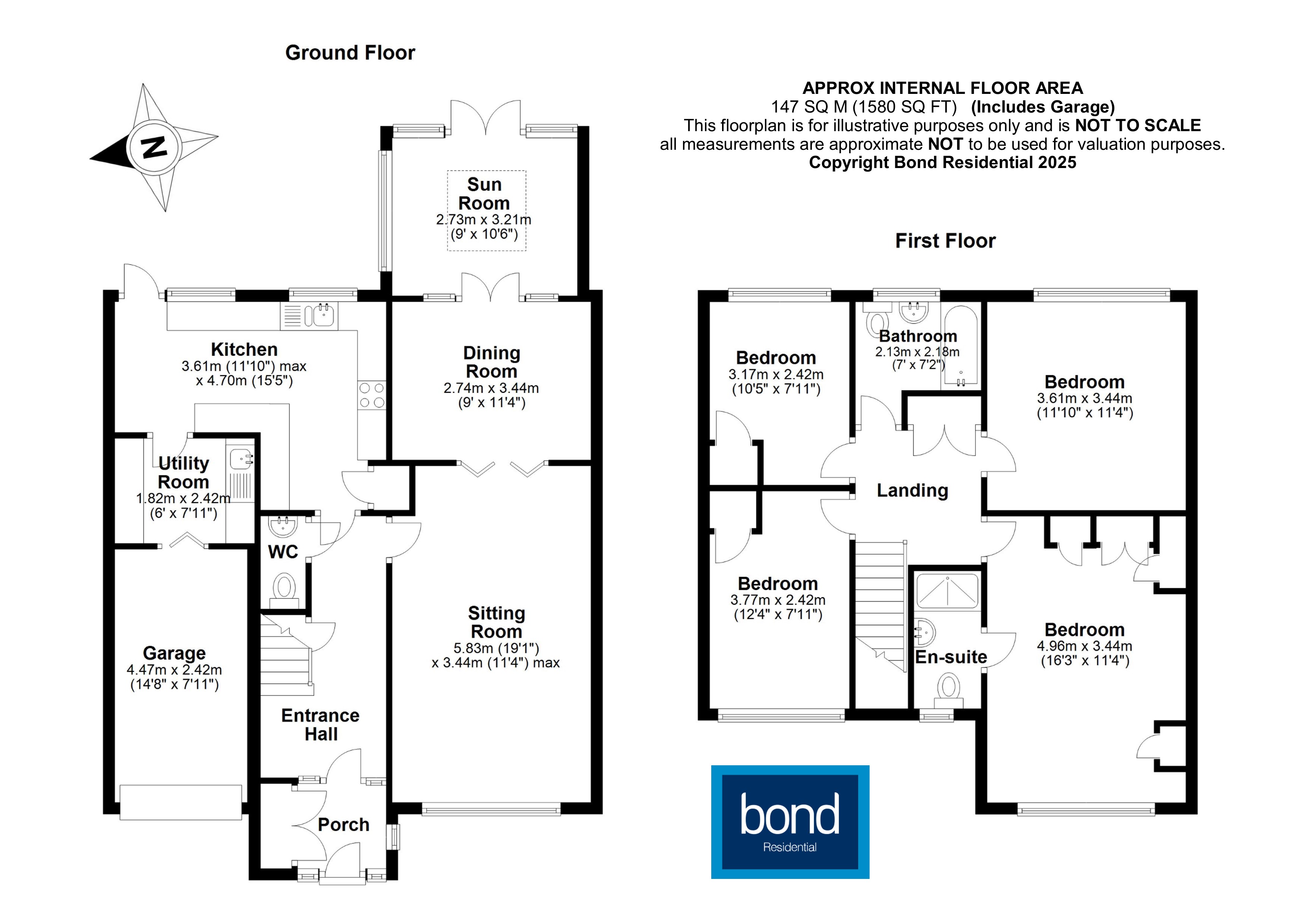 Floorplans For Galleywood Road, Chelmsford, Essex