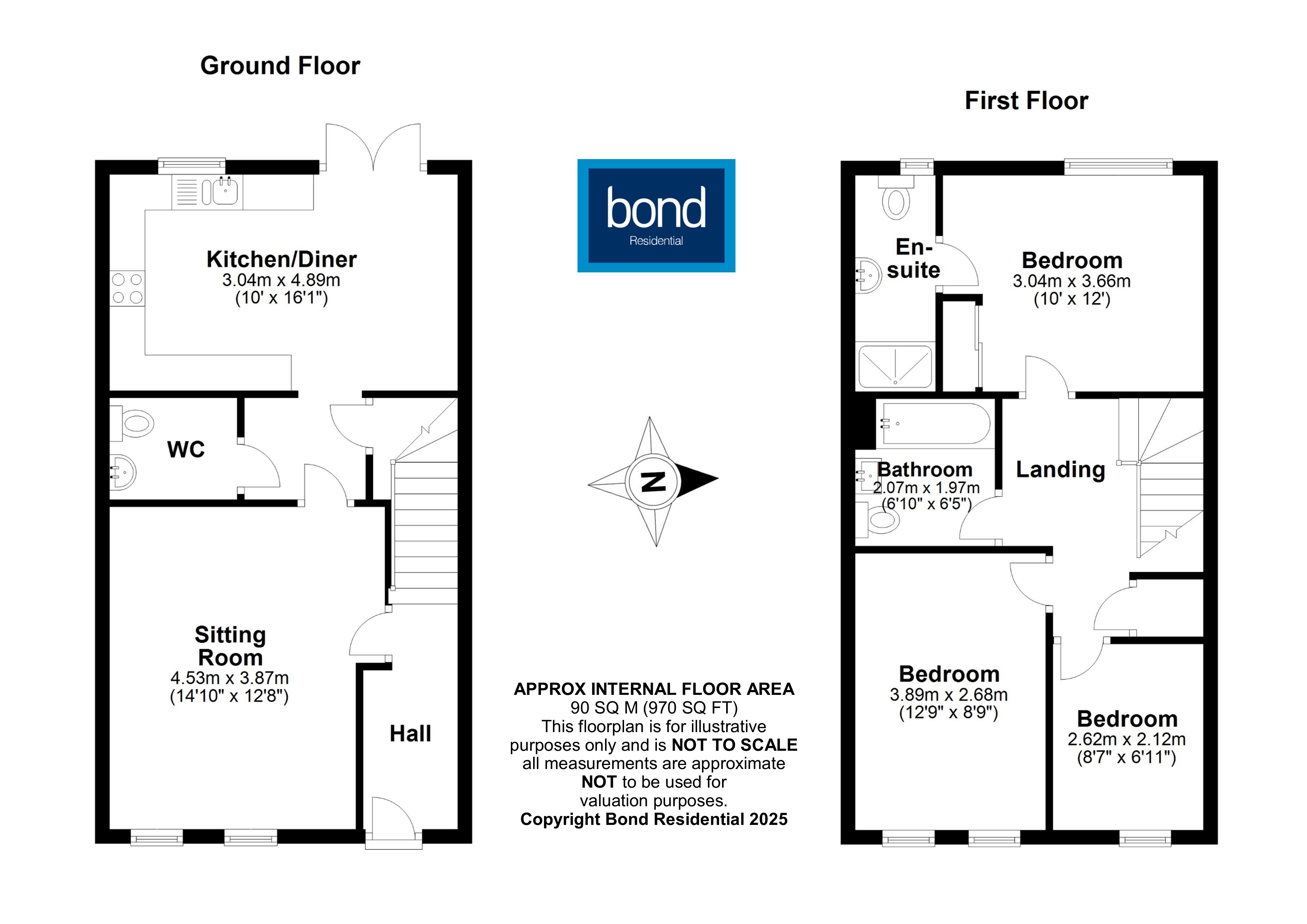 Floorplans For Wood Street, Chelmsford, Essex