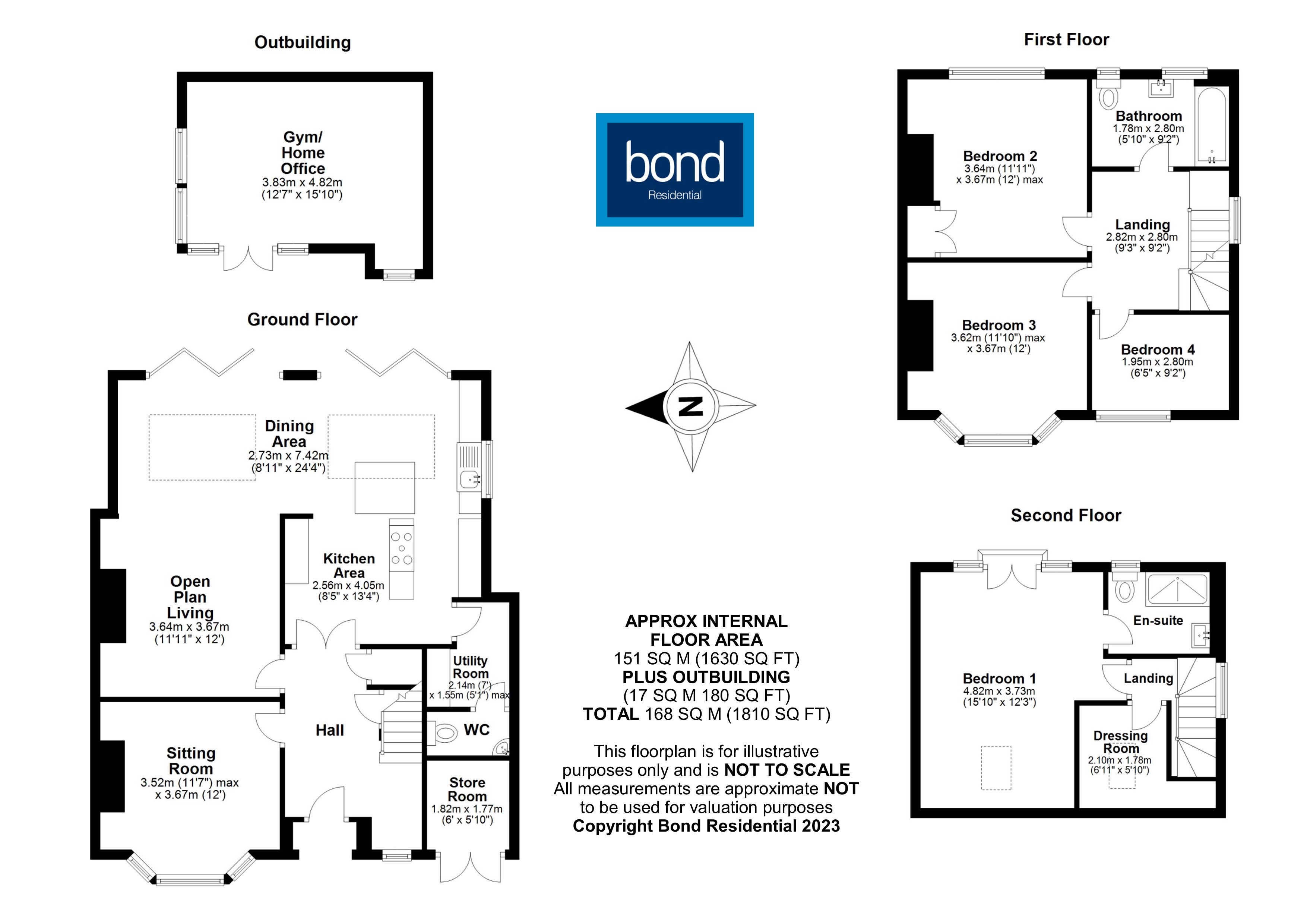 Floorplans For Longstomps Avenue, Chelmsford, Essex