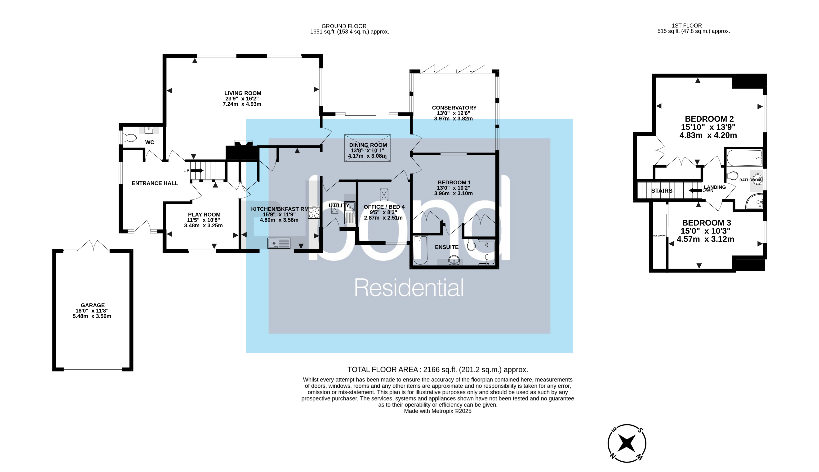 Floorplans For Danbury, Chelmsford, Essex