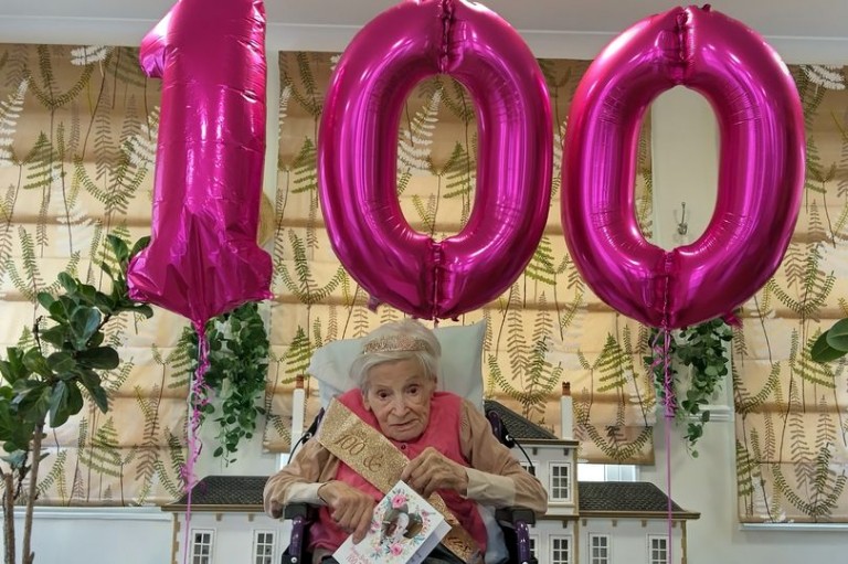 Centenarian's Secret to Long, Happy Life