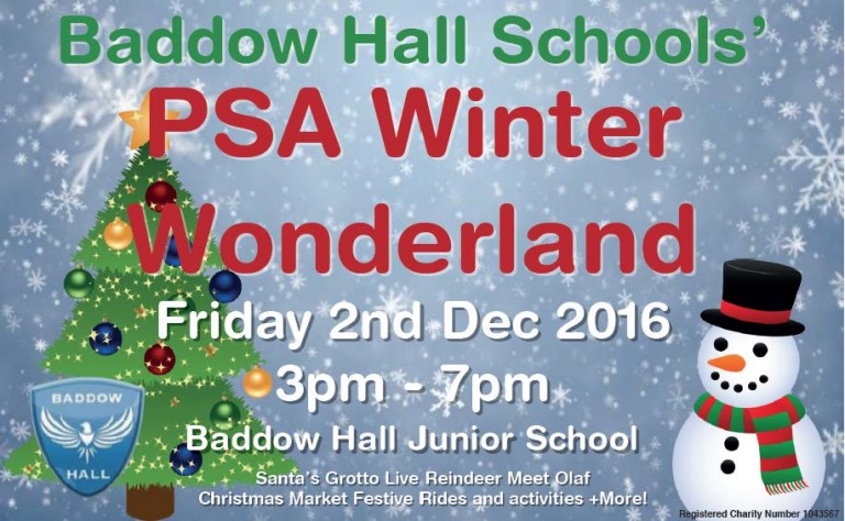 Baddow Hall School Winter Wonderland Event