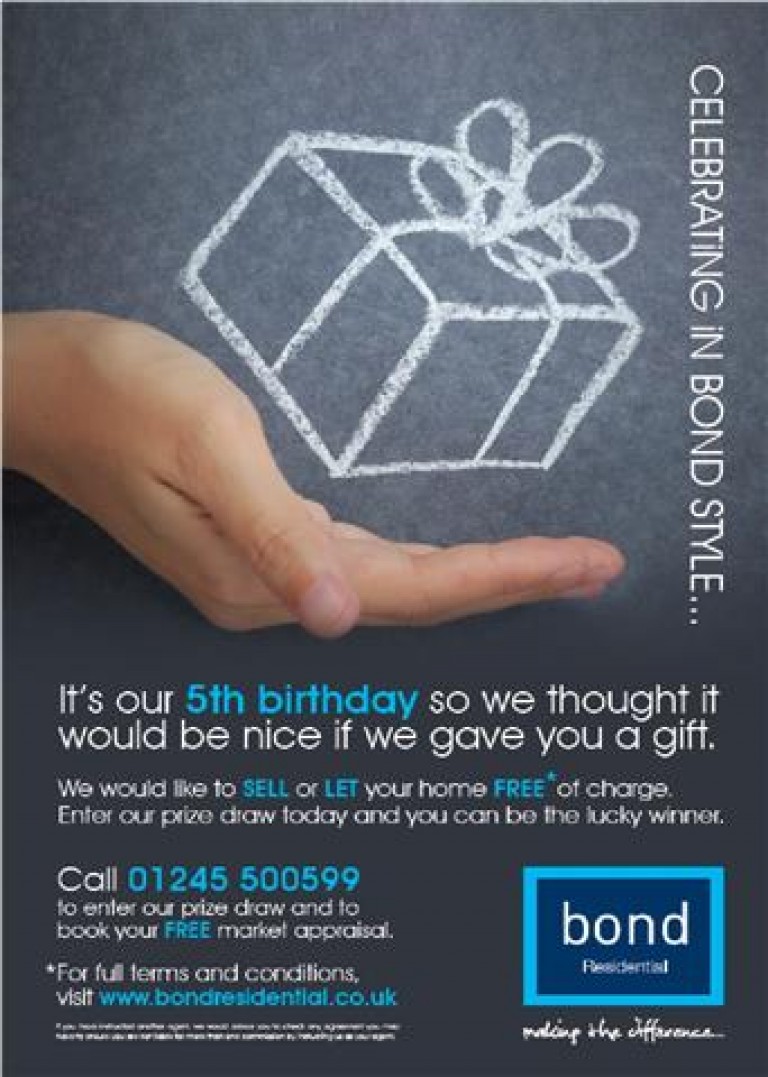 Our Gift to you to help celebrate our 5th Birthday