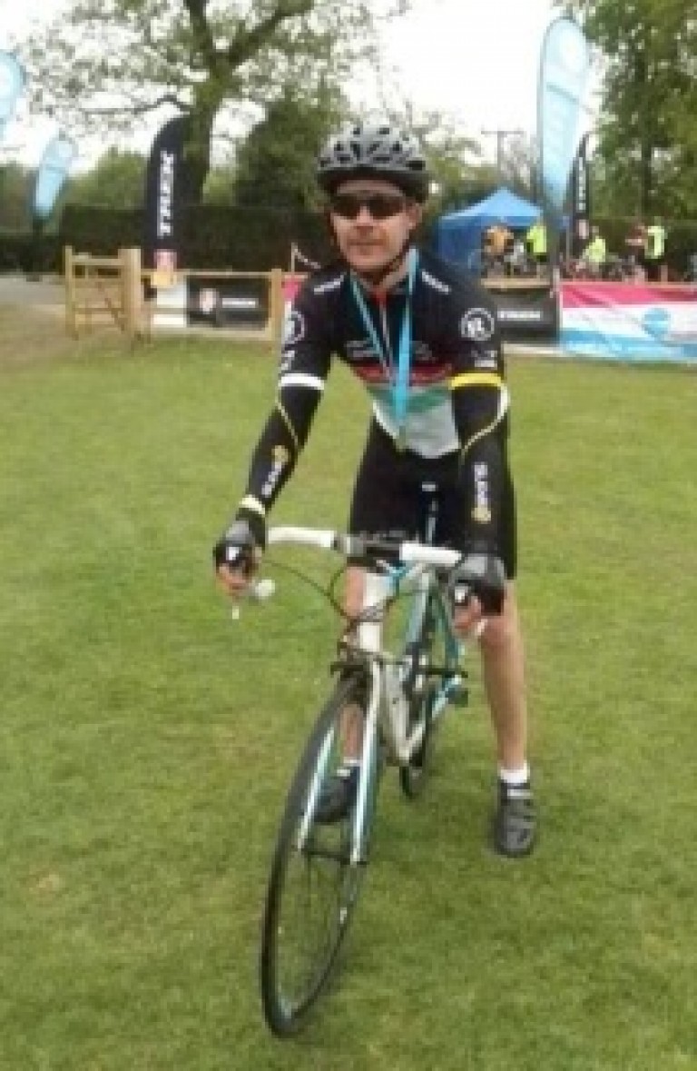 Graham gets on his bike and raises money for Action Medical Research for children