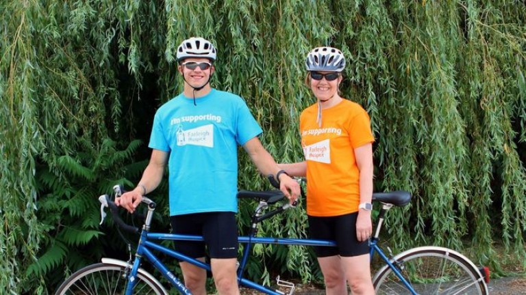 Chelmsford Duo Pedal for Life in Hospice Fundraiser