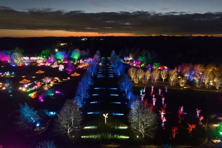 Experience Festive Magic at RHS Hyde Hall's Glow Trail